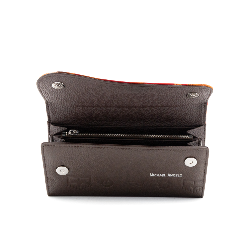  Michael Angelo - Rosso Foglia Fiori - Carry-All Wallet 