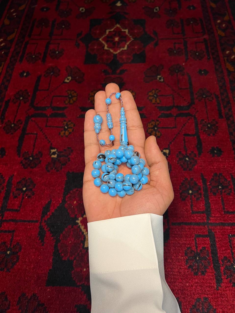 مسباح بكلايت تمليكة أنيق بعدد 51 خرزة ومقاس 10 ملم بتصميم فاخر