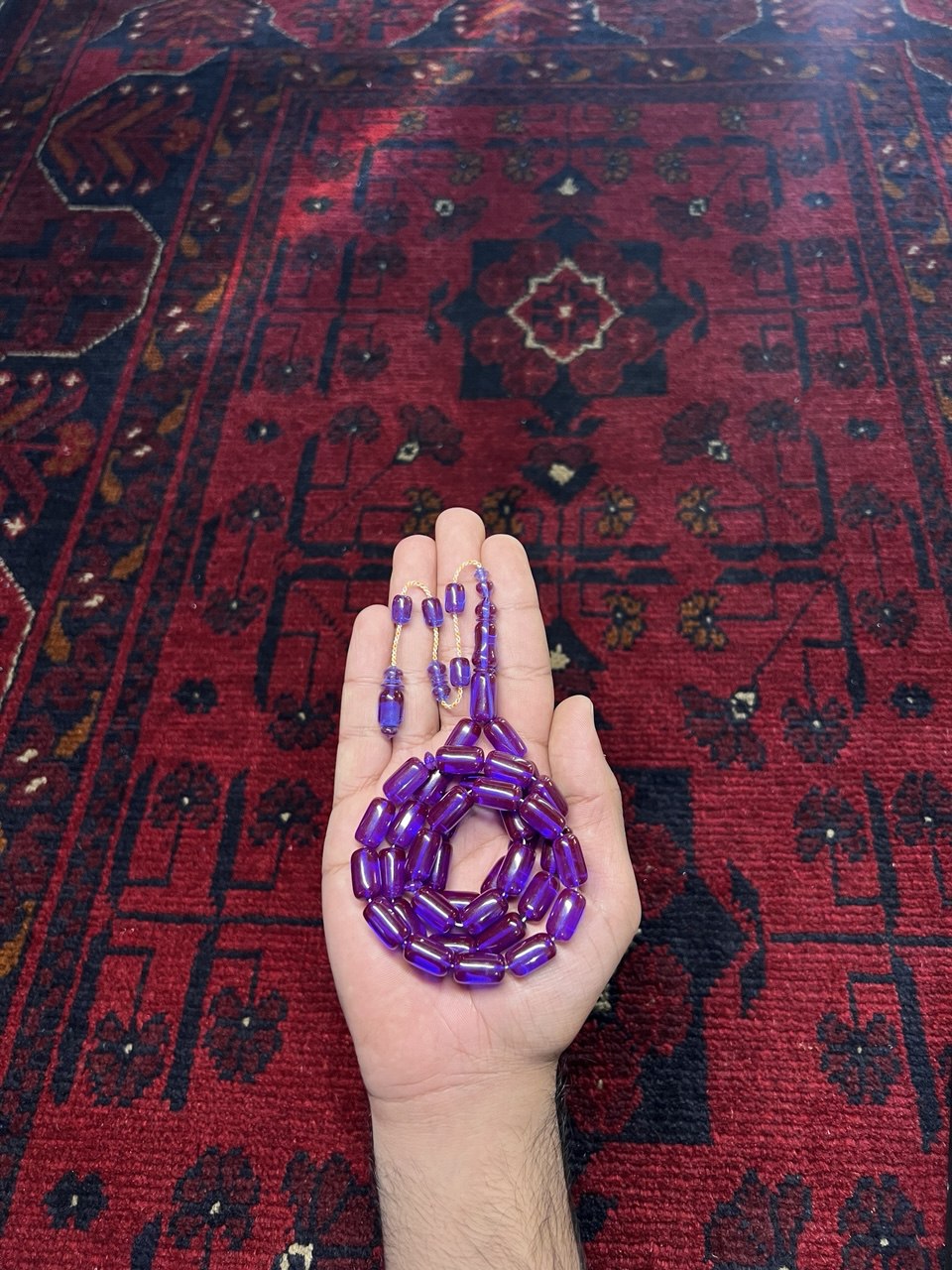 مسباح بكلايت تمليكة فاخر بعدد 33 خرزة بمقاس 9×16 ملم