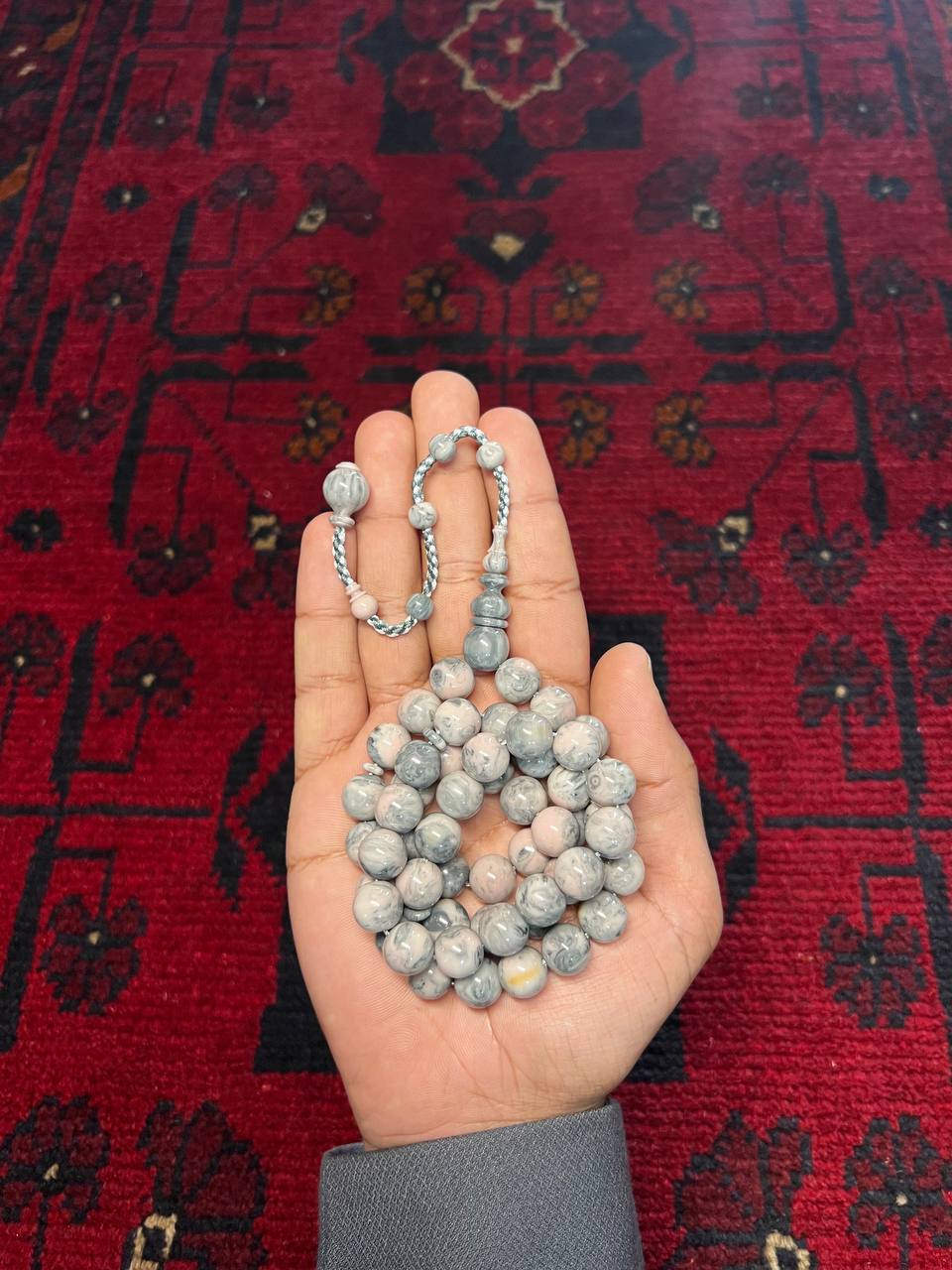 مسباح فاتوران فاخر صب جديد بخراطة مصنع النجوم بعدد 53 خرزة بمقاس 11×11.5 ملم