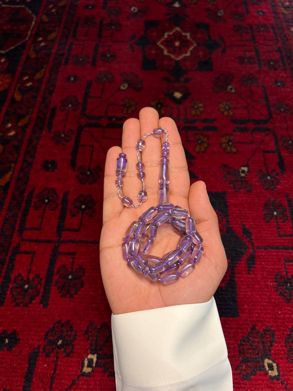 مسباح بكلايت تمليكة فاخر بعدد 39 خرزة بمقاس 8×14 ملم