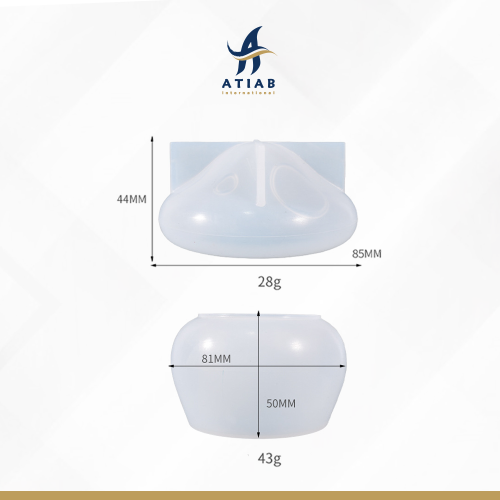 قالب سليكون صندوق شكل فطر قصير