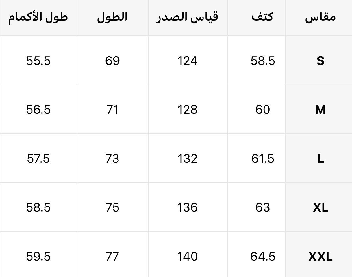 دليل القياسات