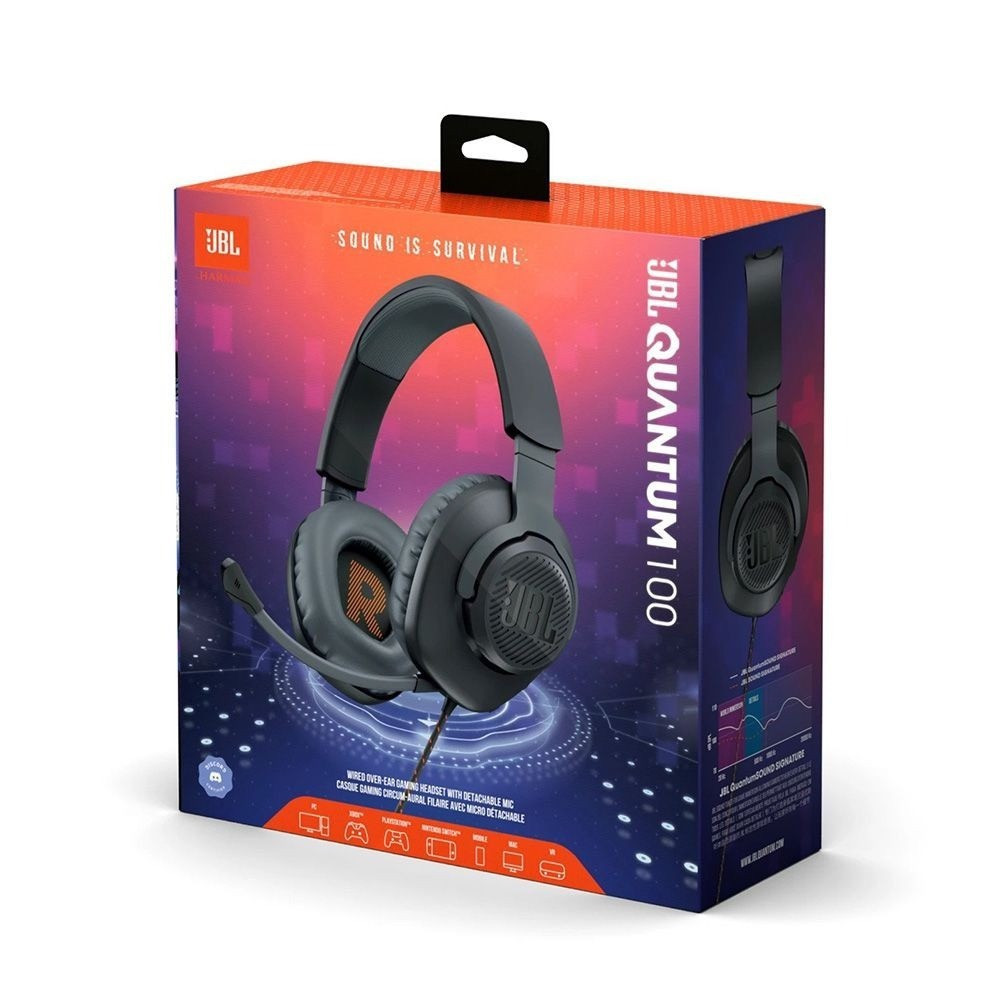 سماعة راس  Quantum100 سلك من JBL 