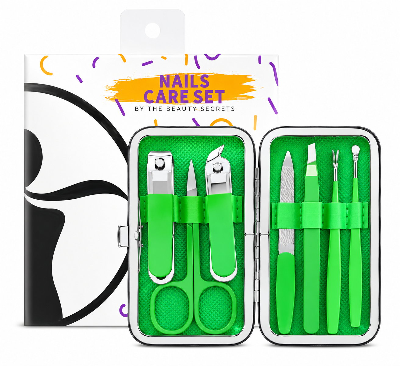 Green Nail Care Set - The Beauty Secrets