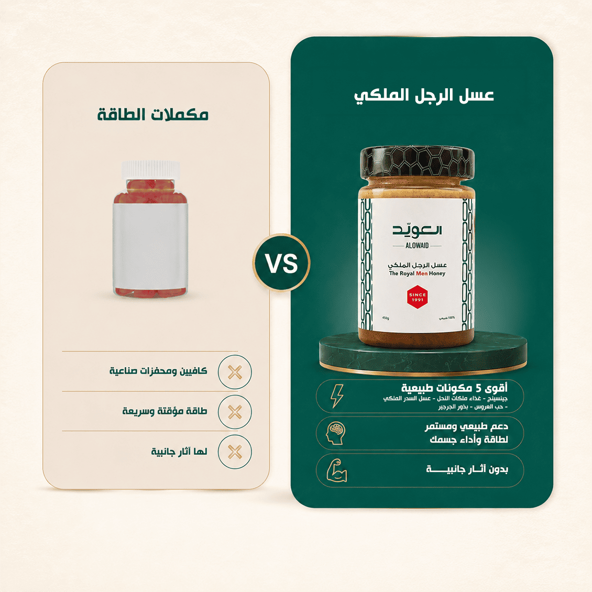 بكج الرجل الملكي (عوتين + عبوة هدية)