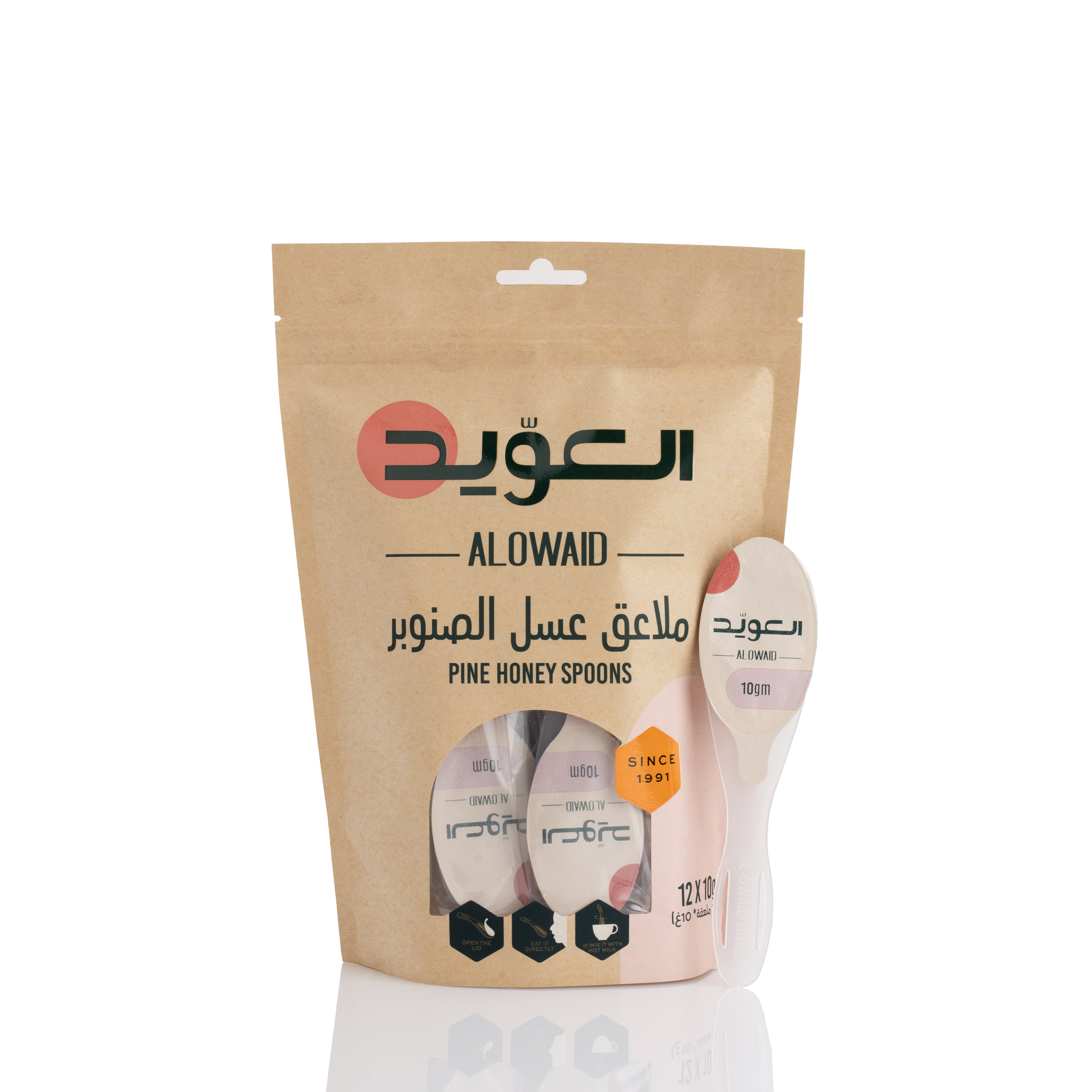 ملاعق عسل الصنوبر (12معلقة*10جرام)