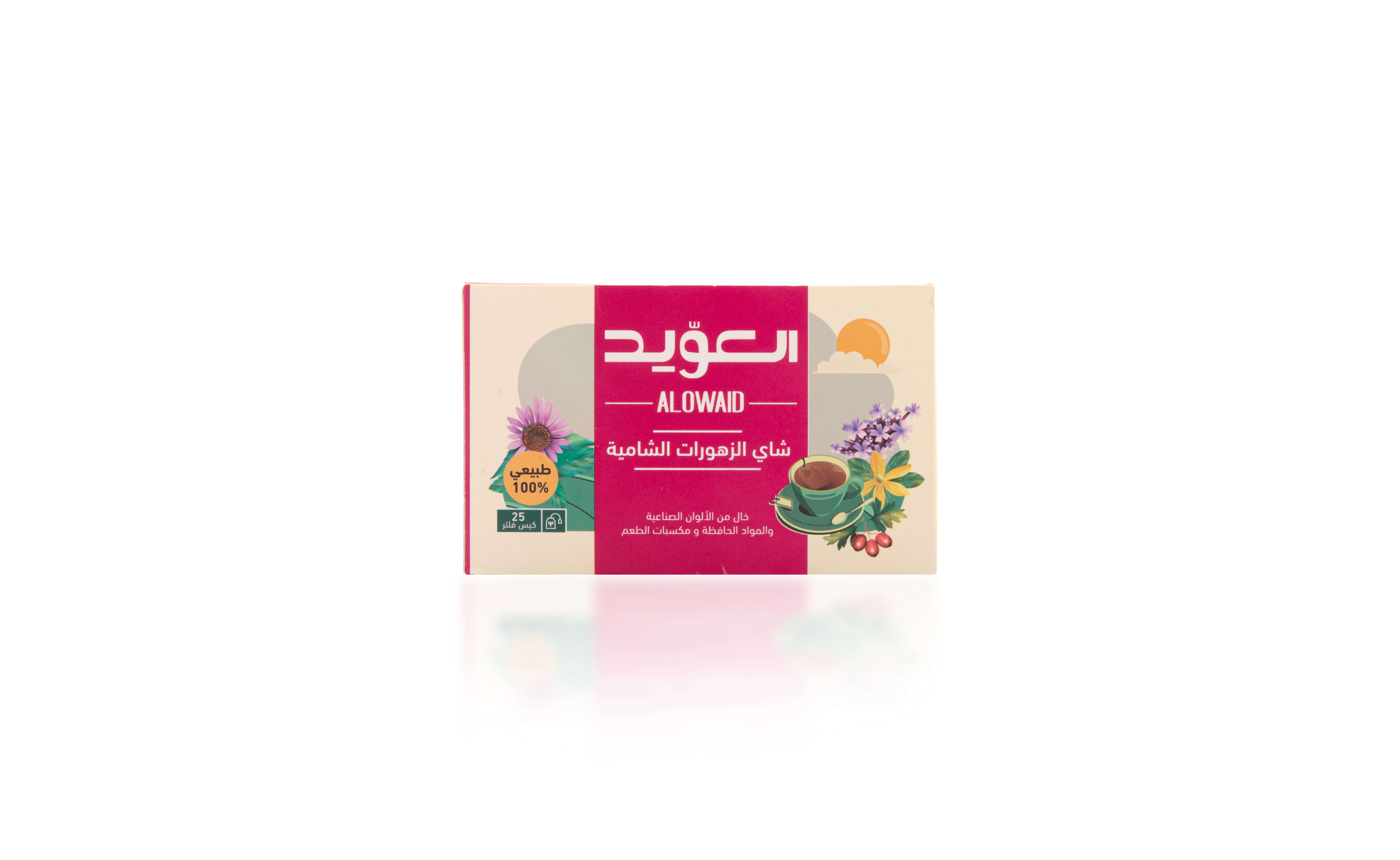 شاي الزهورات الشامية