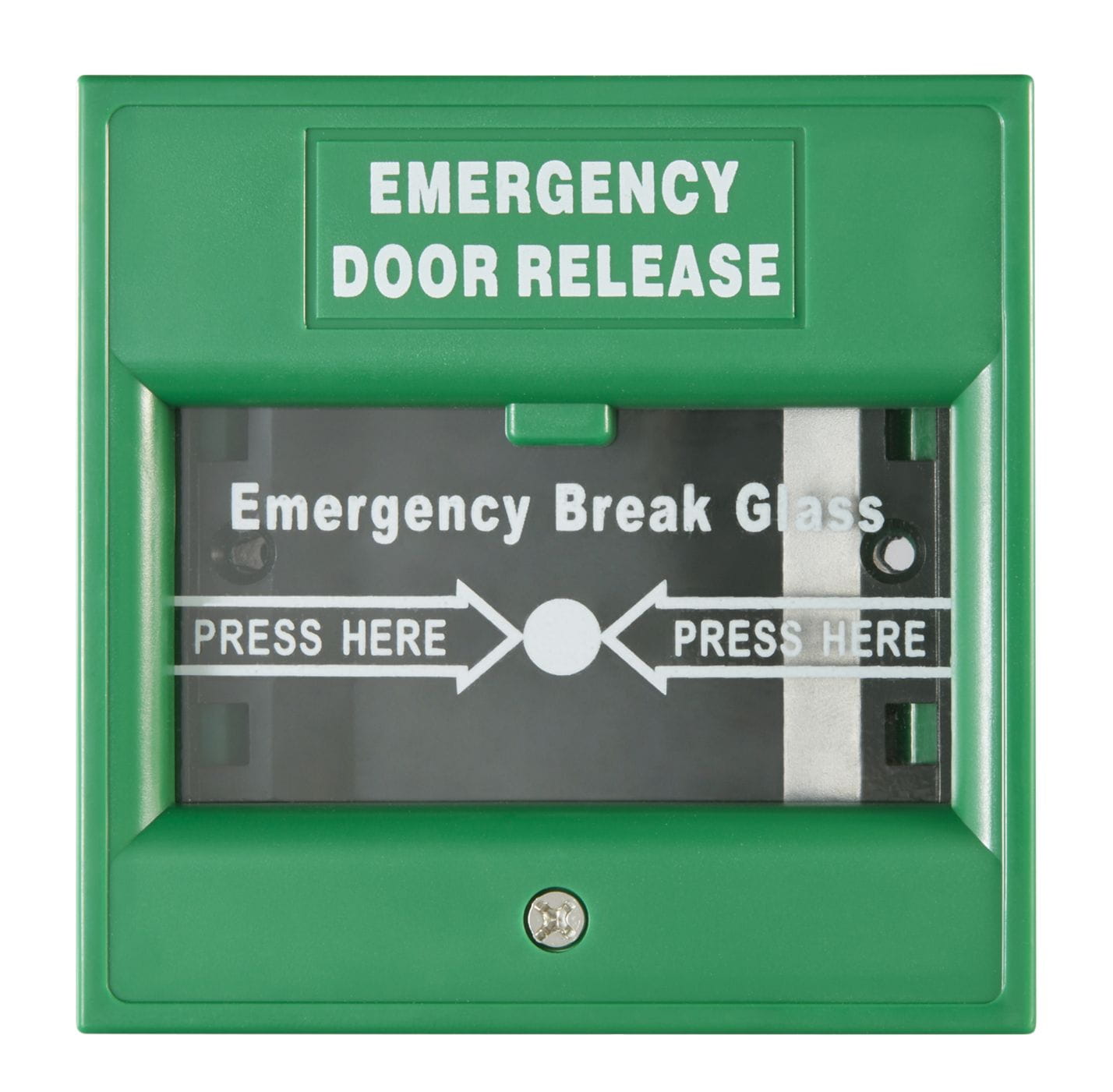 Hikvision Exit &amp; Emergency Button (GREEN)-DS-K7PEB/Green(O-NEU)