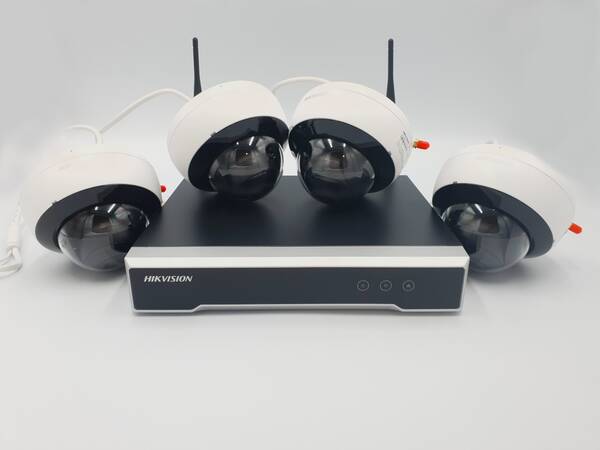HIKVISION WIFI CAMERA KIT- 4DOME+4CHANNEL NVR +1TB HDDNK44W1H-1T(WD)(O-STD)/EU