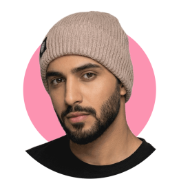 قبعة صوف رجالي