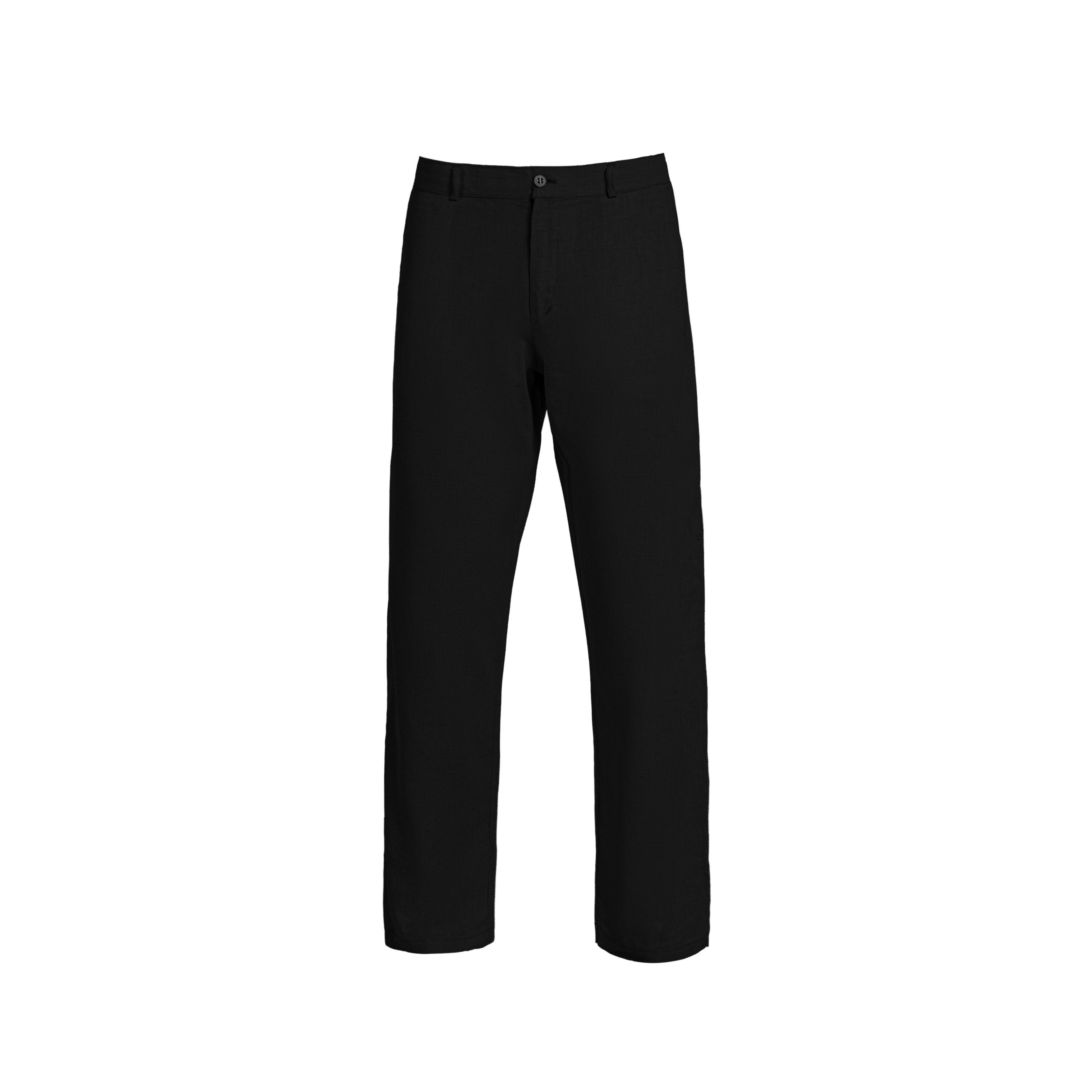 Black Linen Pants — 1