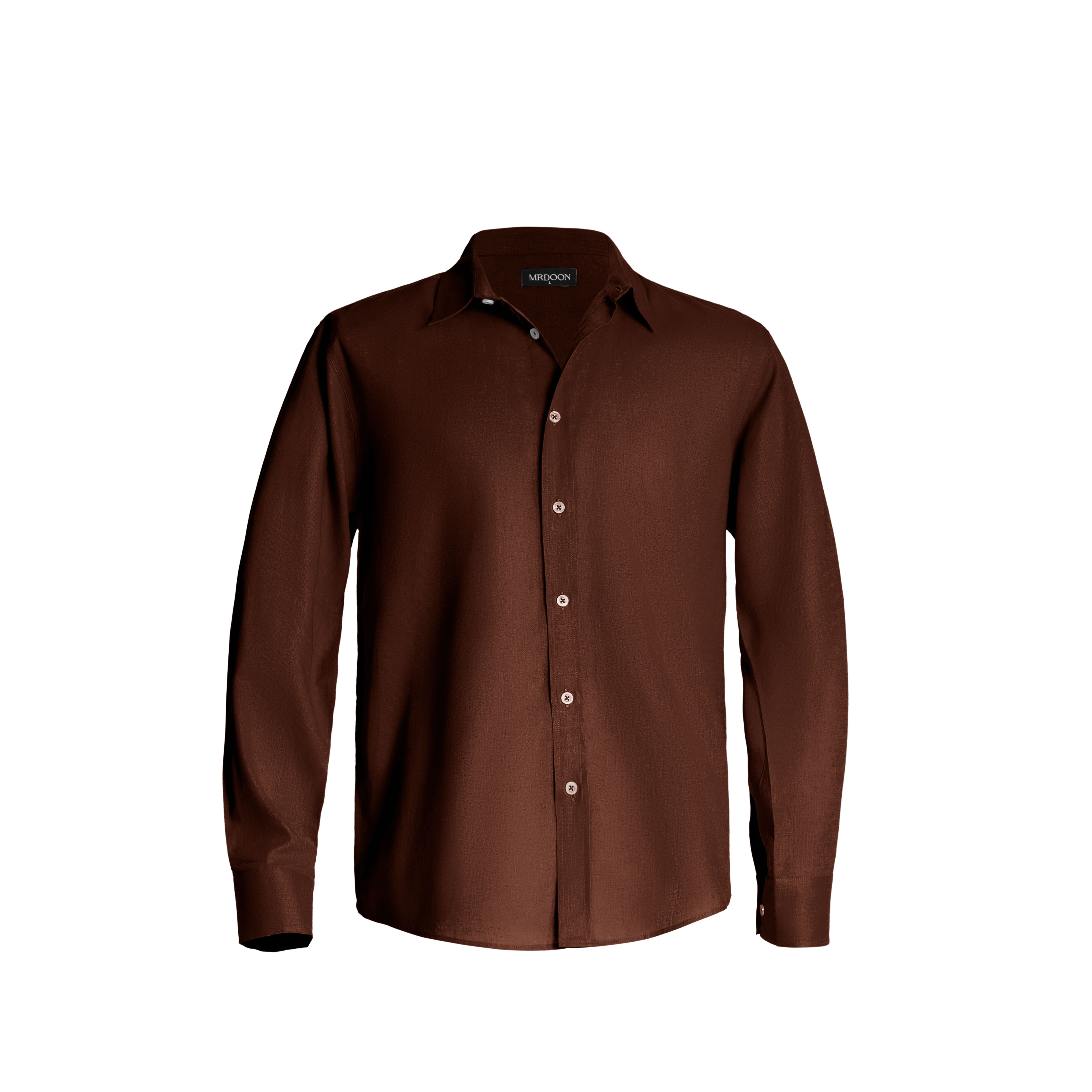 Brown Linen Shirt — 1