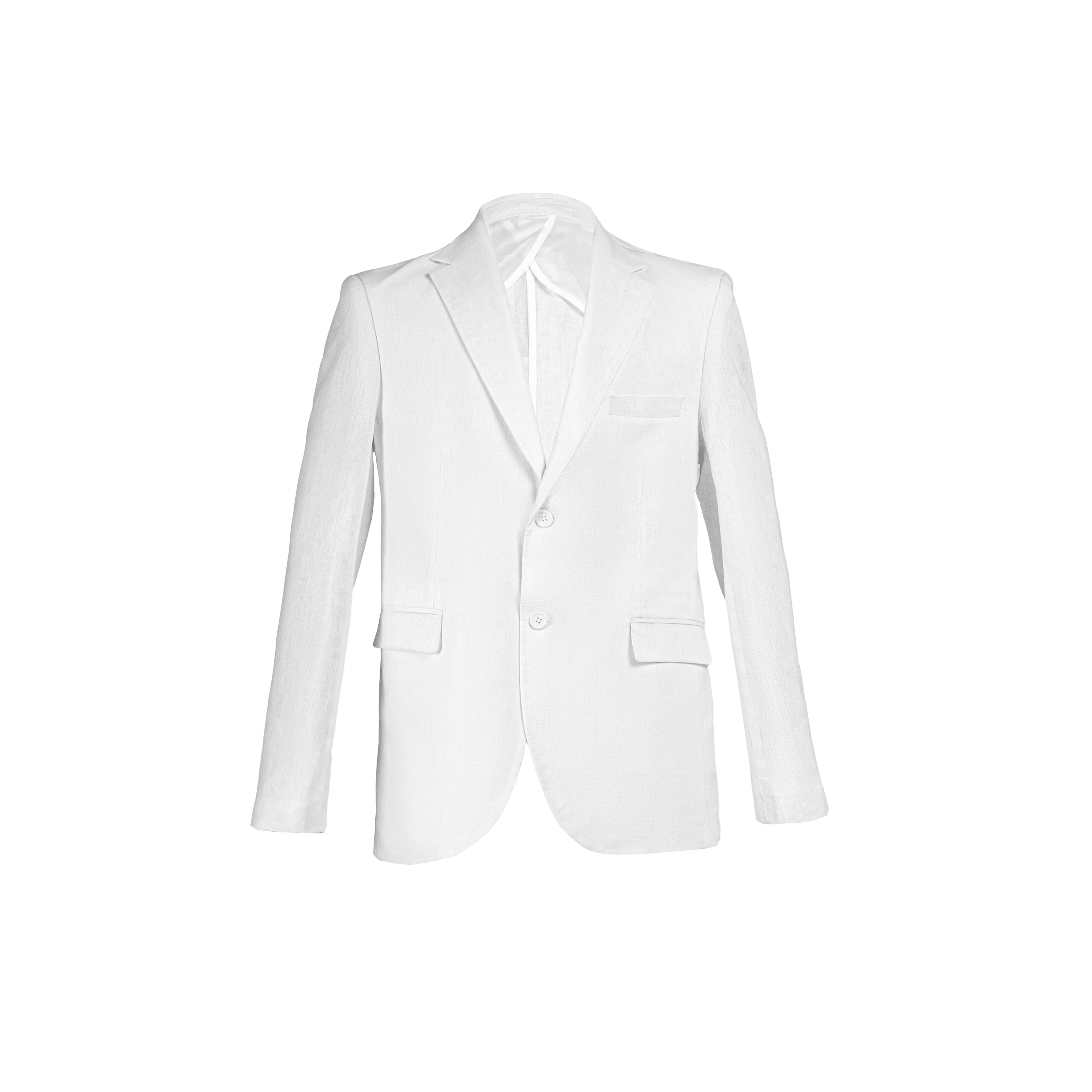 White Linen Blazer — 1