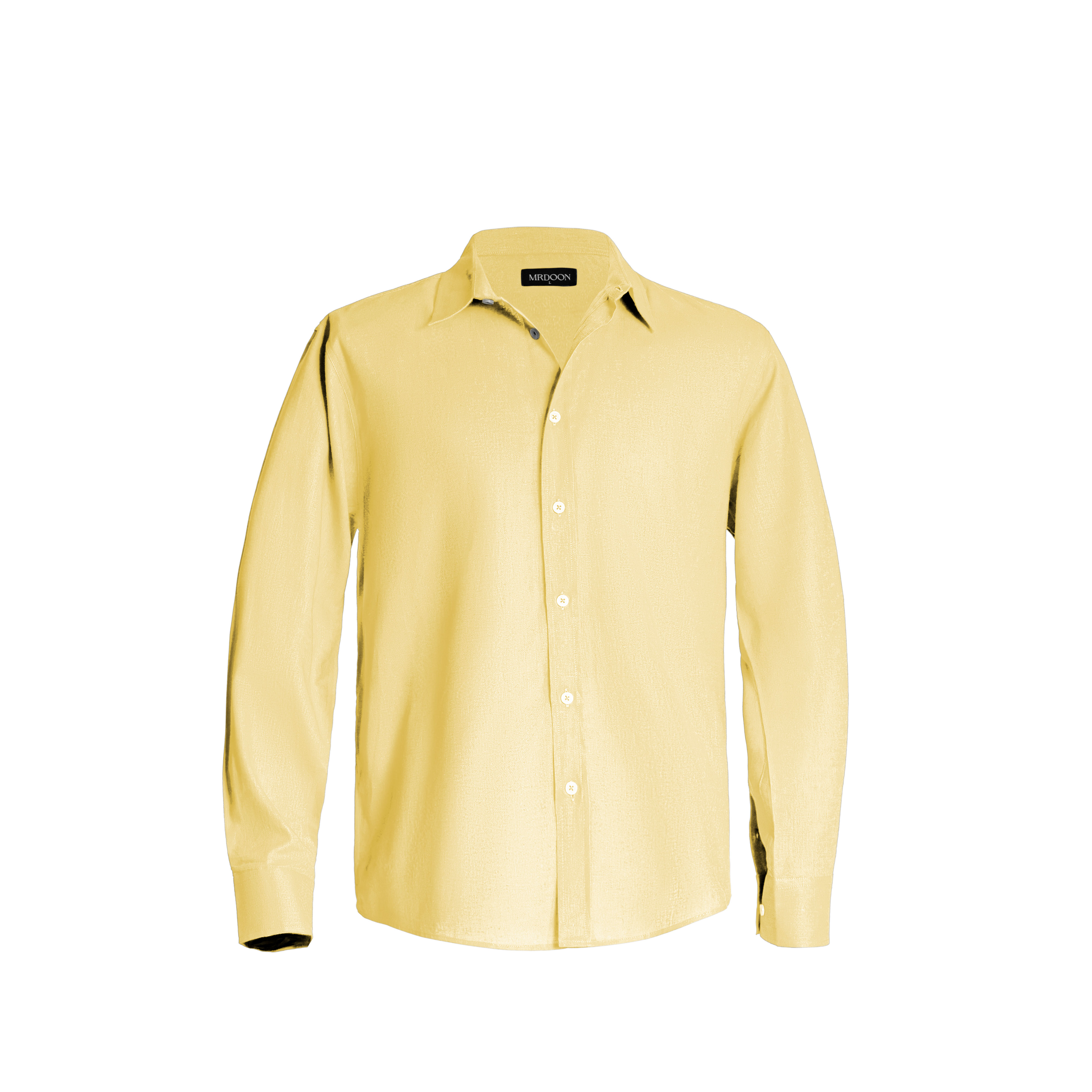 Yellow Linen Shirt — 1