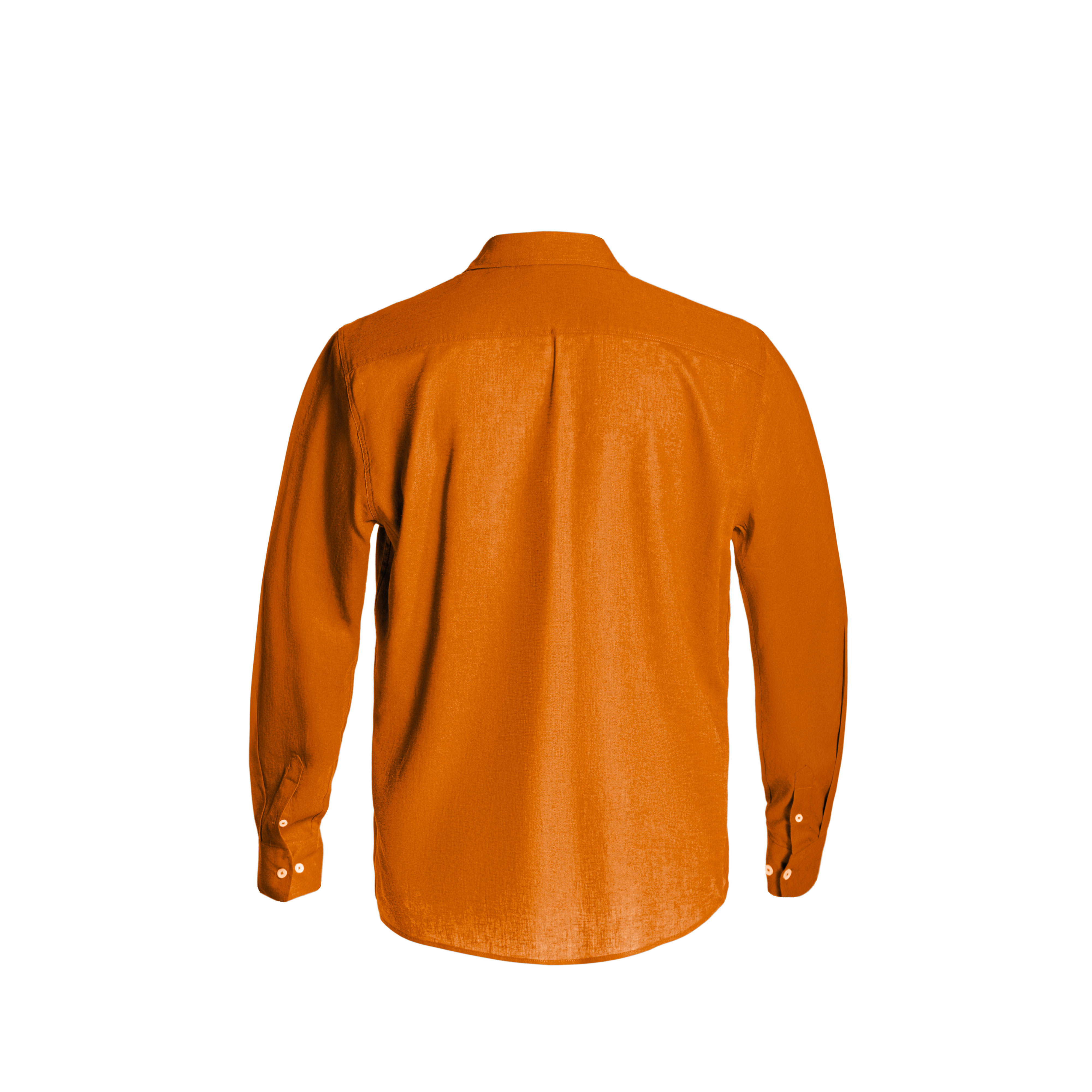Orange Linen Shirt — 3