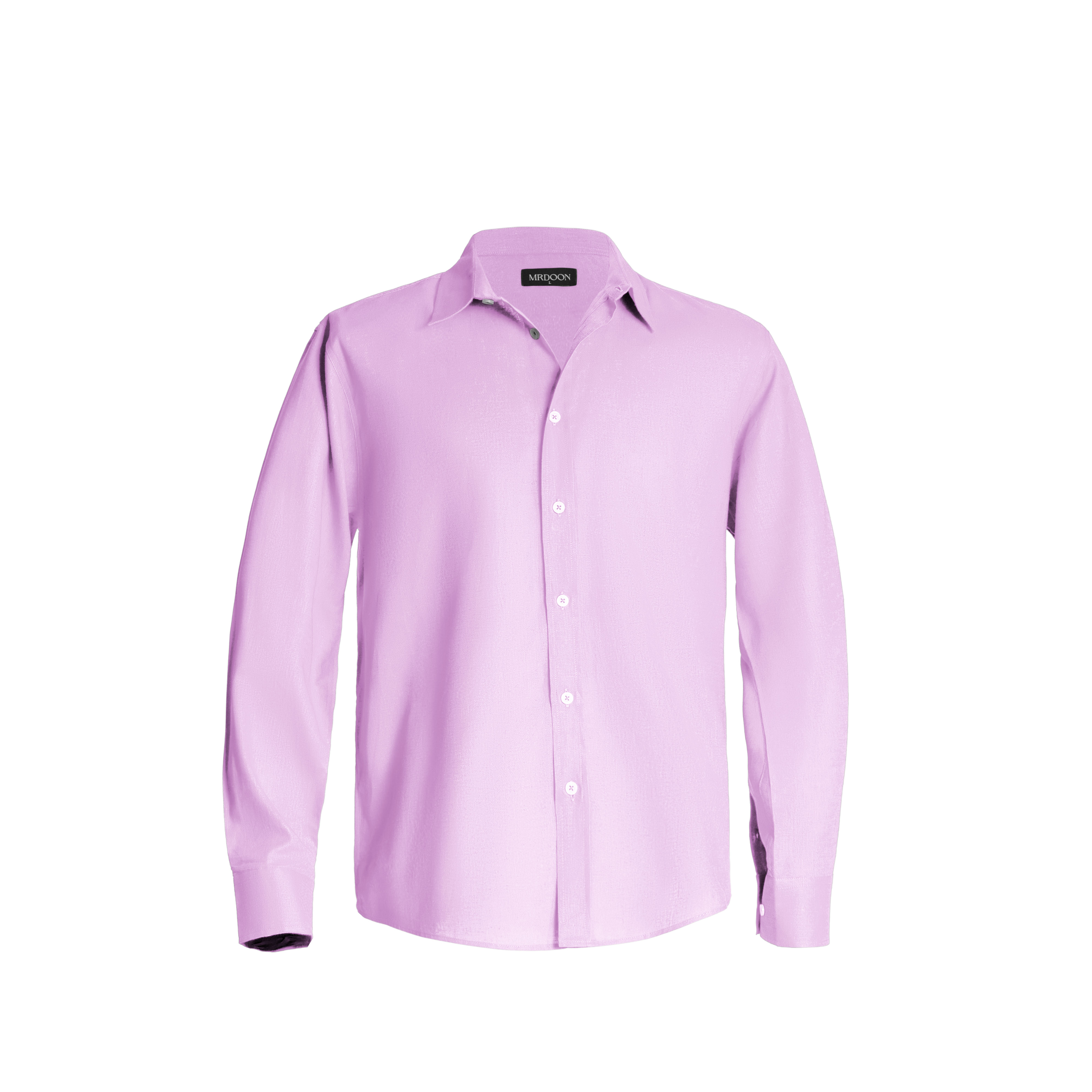 Baby Pink Linen Shirt — 1