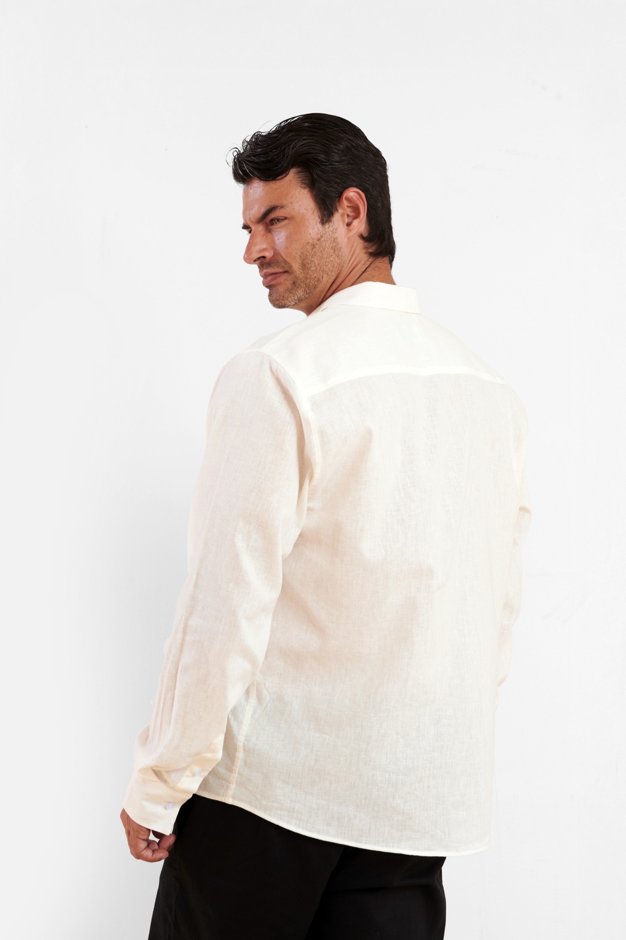 White Linen Shirt — 5