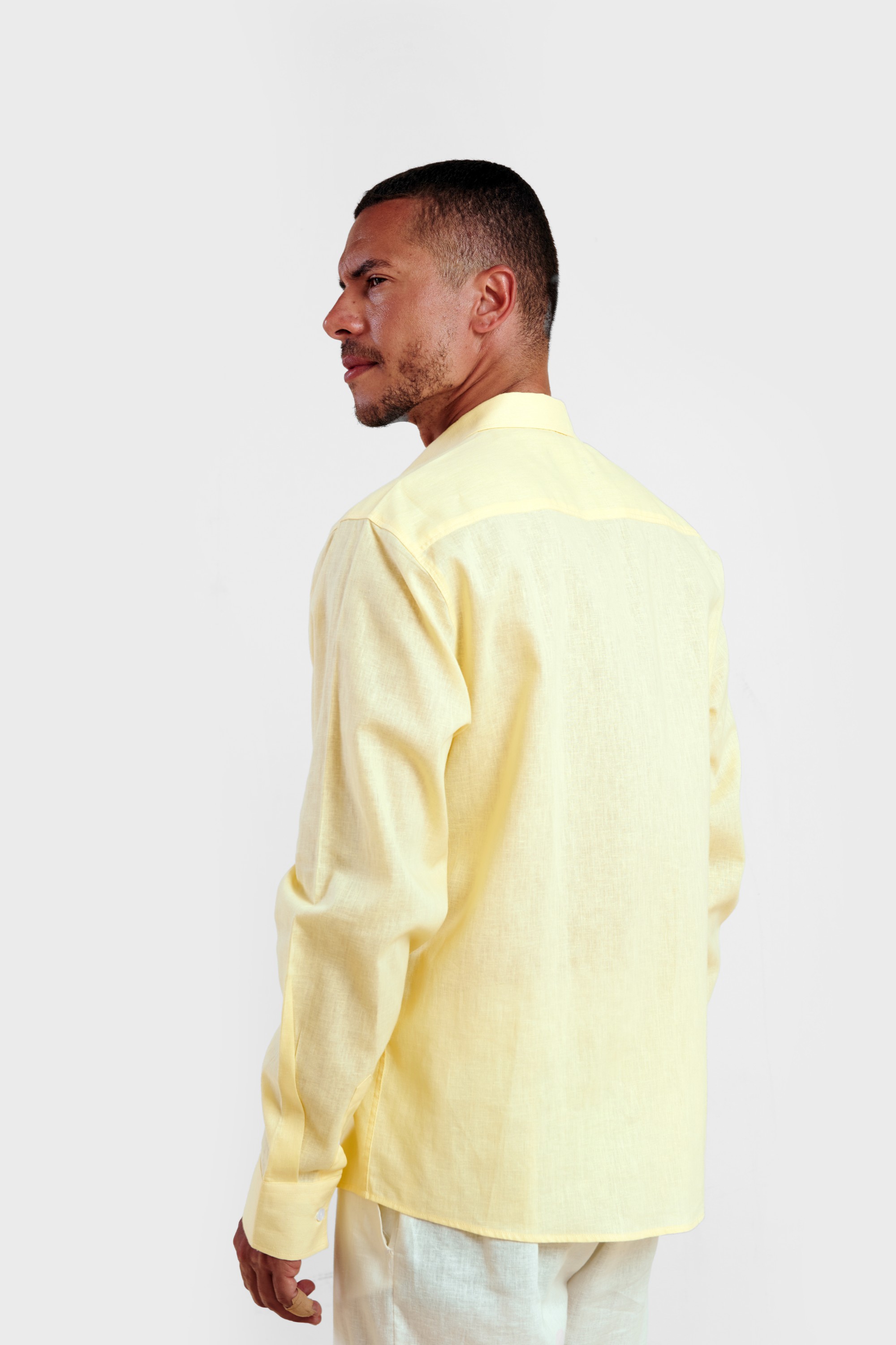 Yellow Linen Shirt — 5
