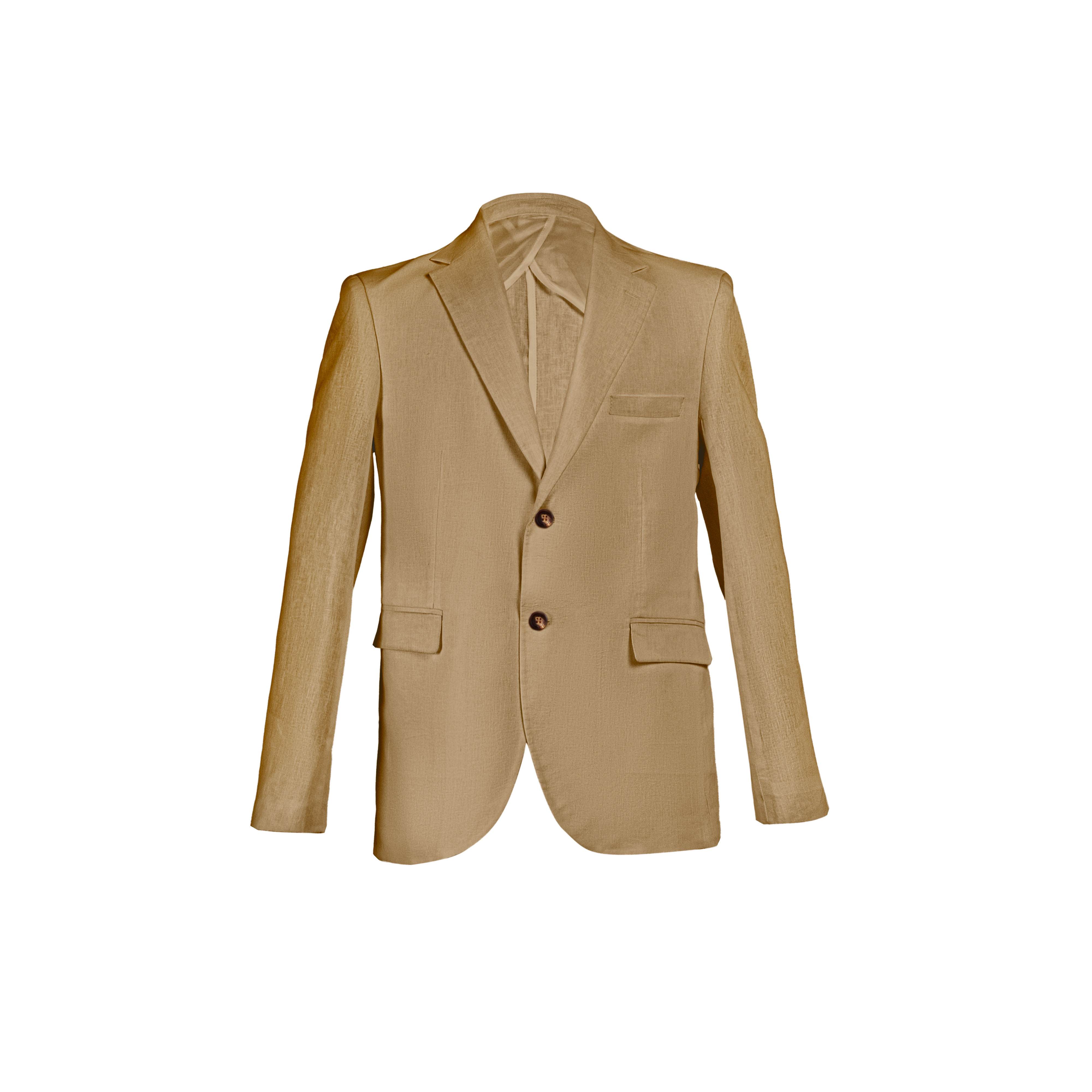 Beige Linen Blazer — 1