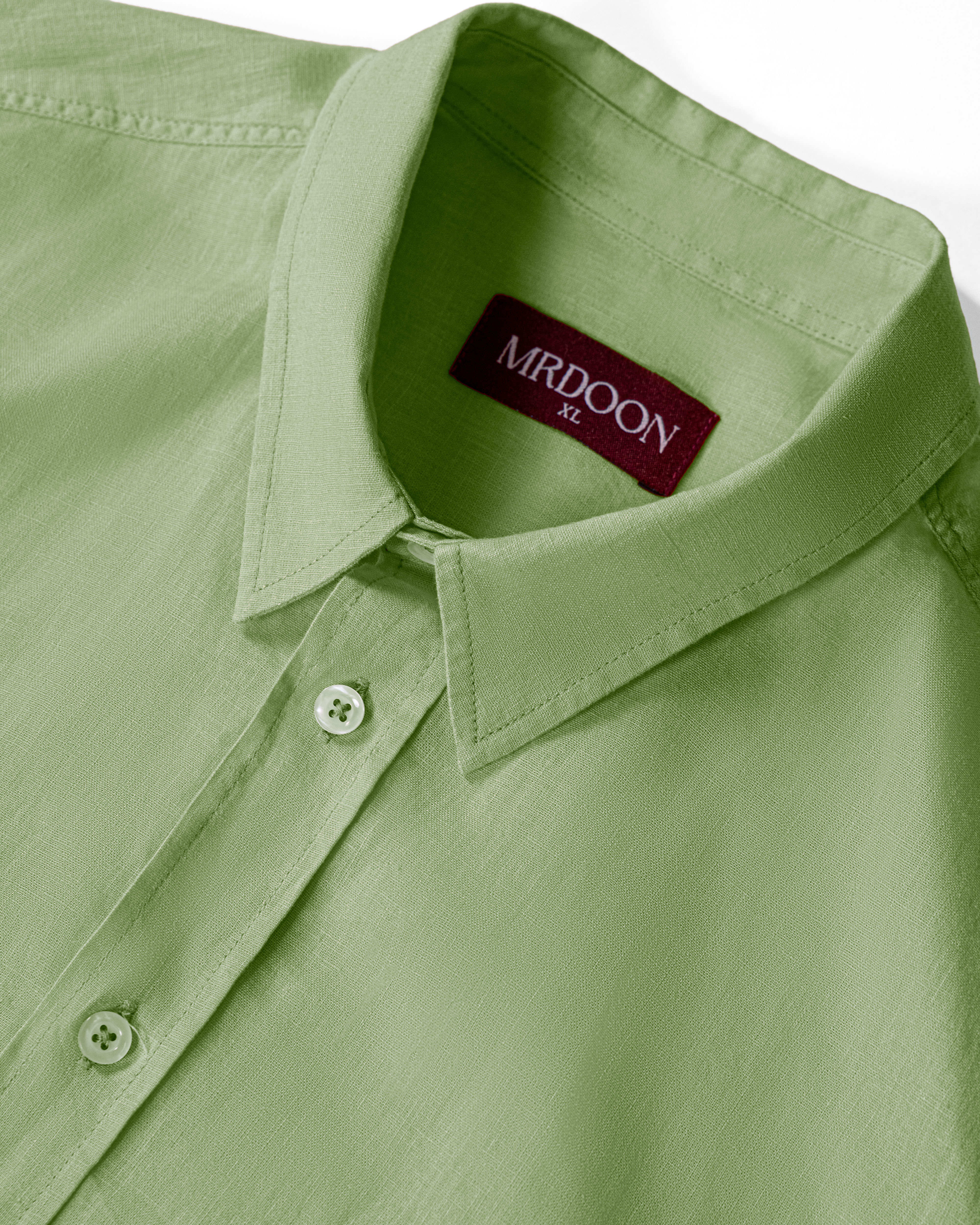 Mint Linen Shirt — 3