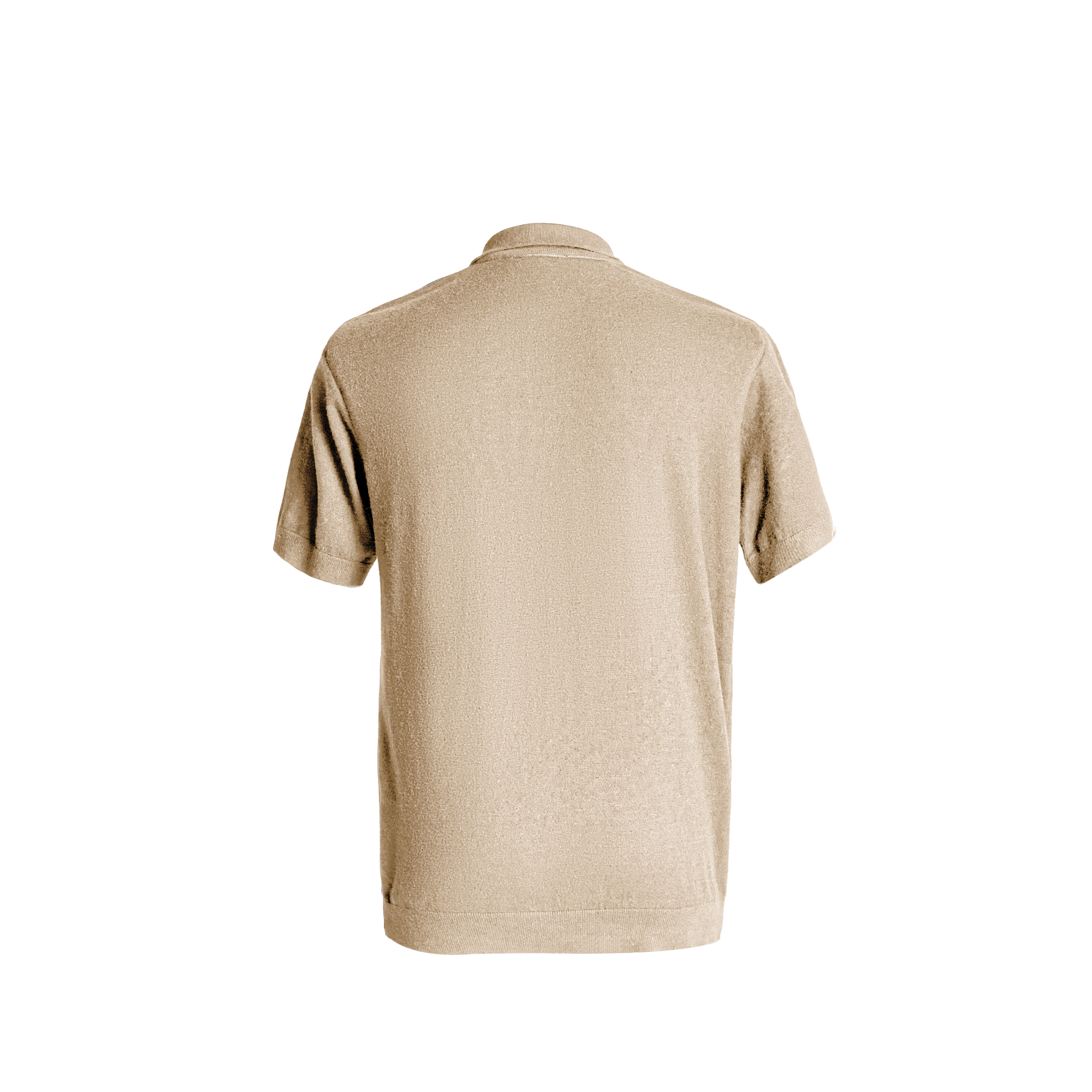 Beige Knitted Polo — 2