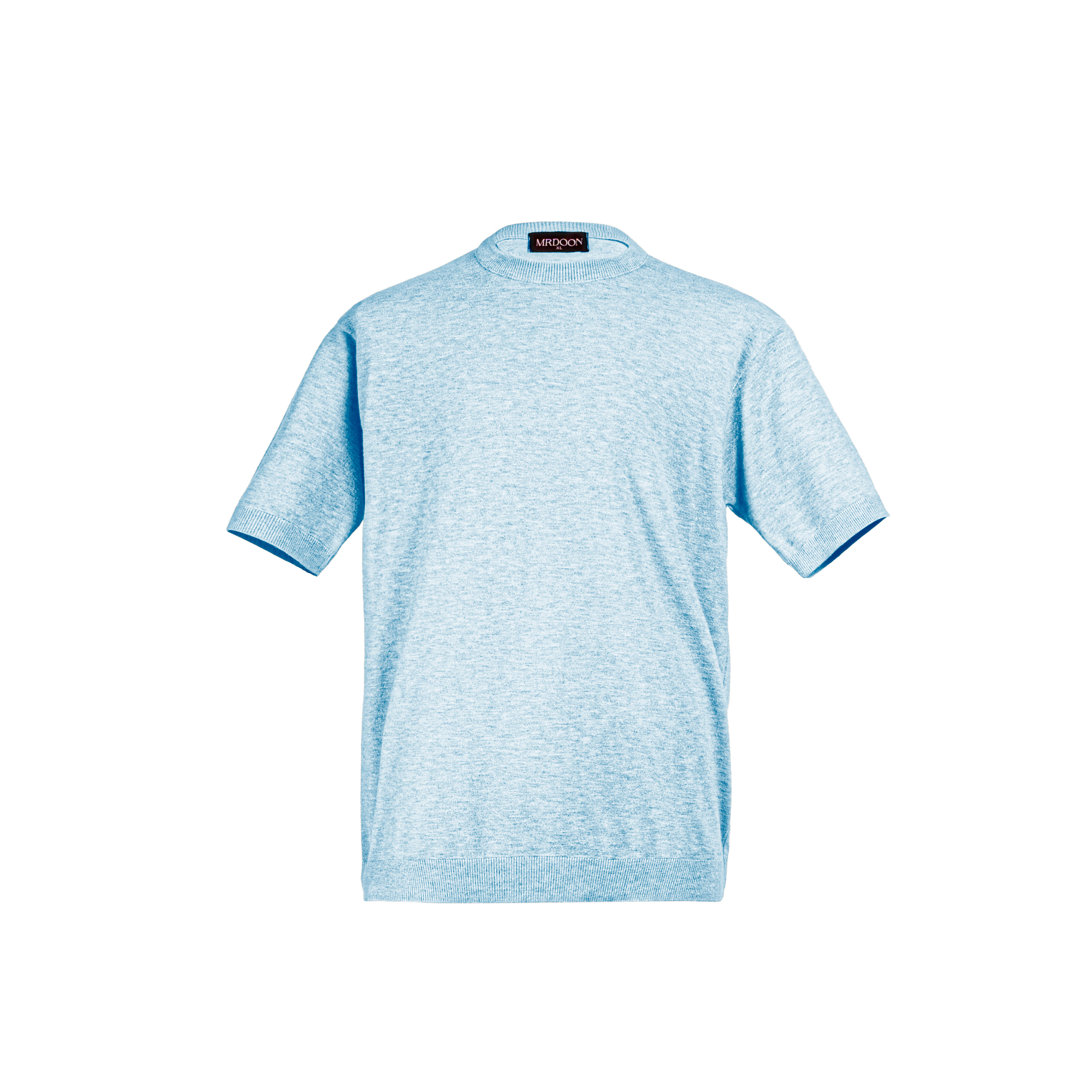 Baby Blue Knitted Round-Neck — 1