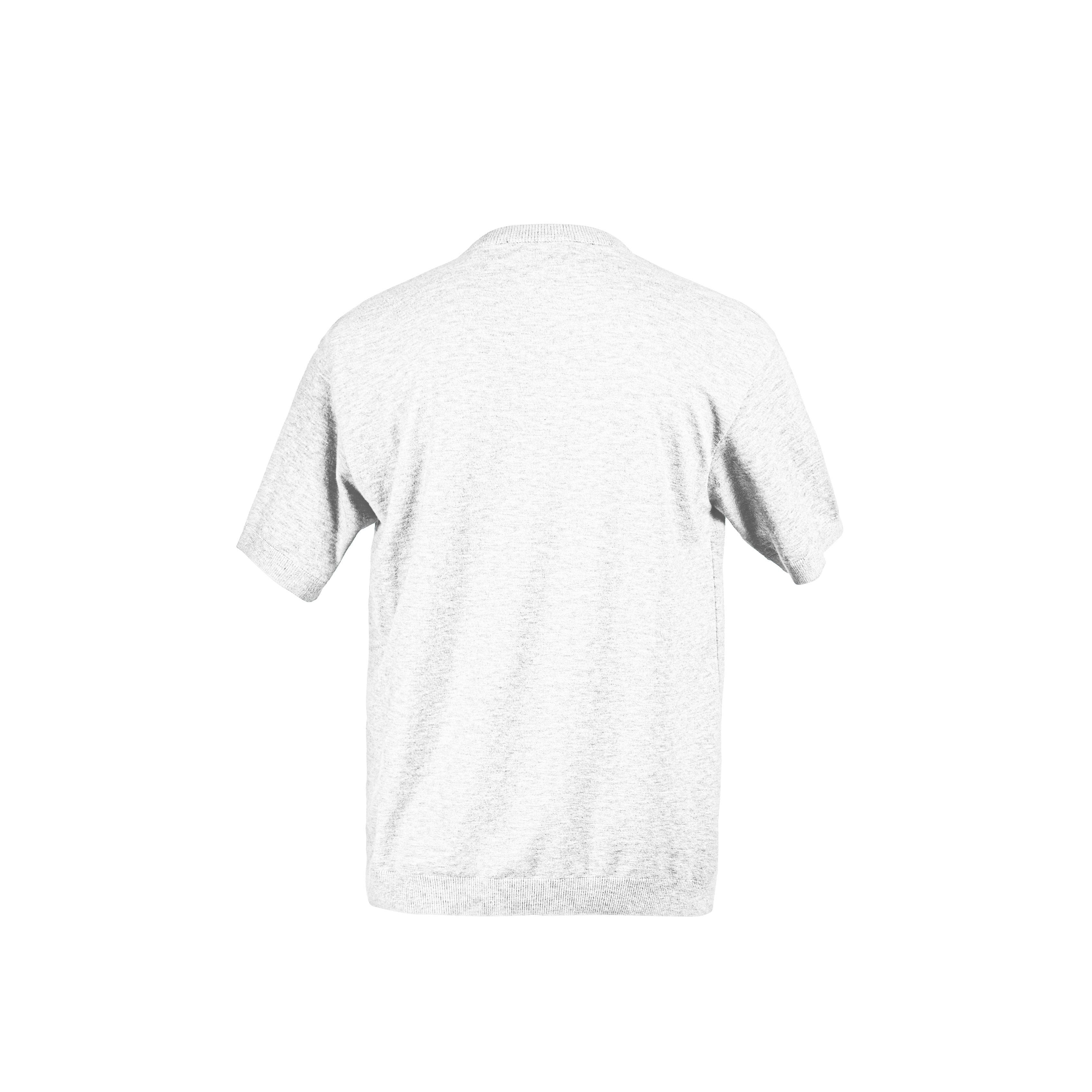 White Knitted Round-Neck — 2