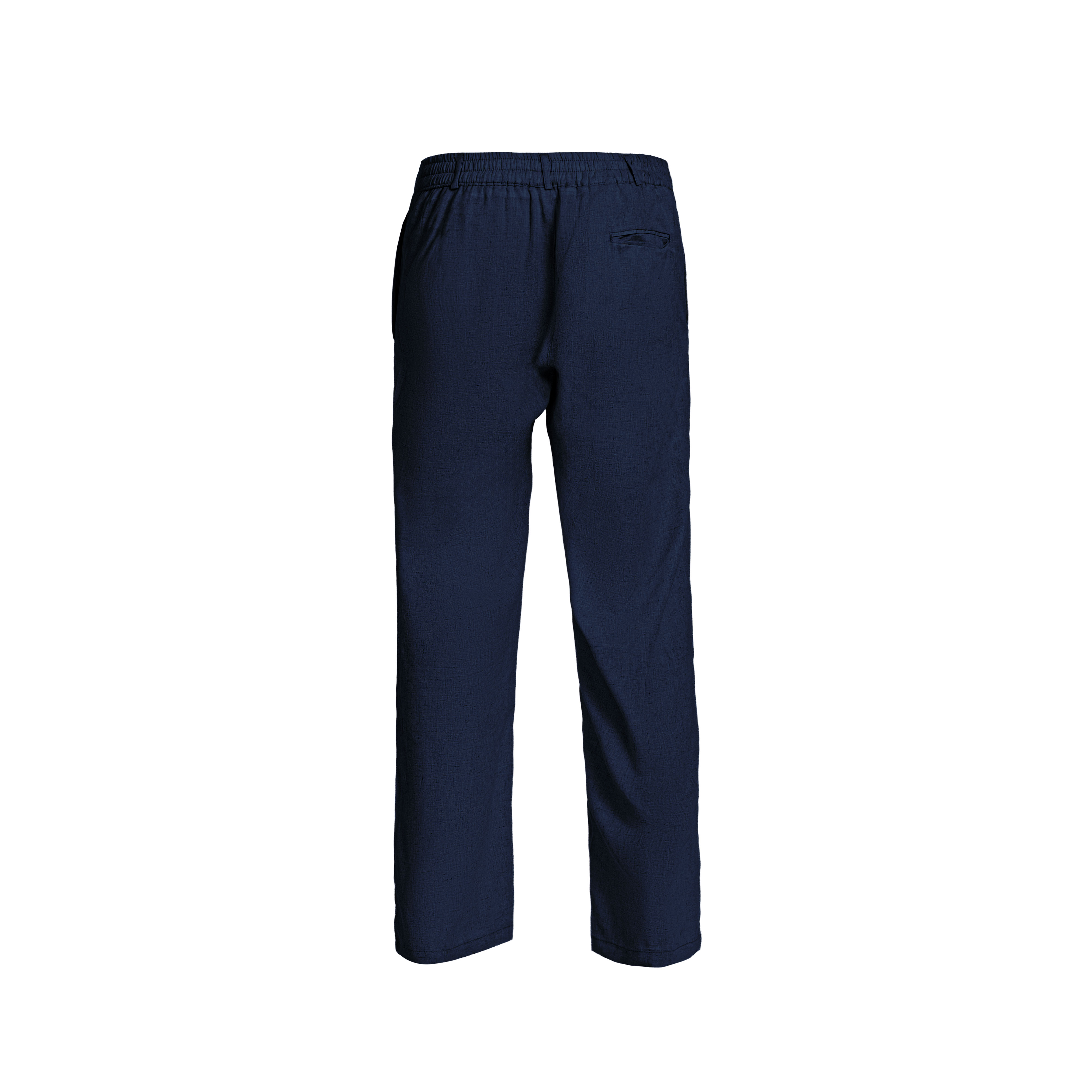 Navy Blue Linen Pants — 2
