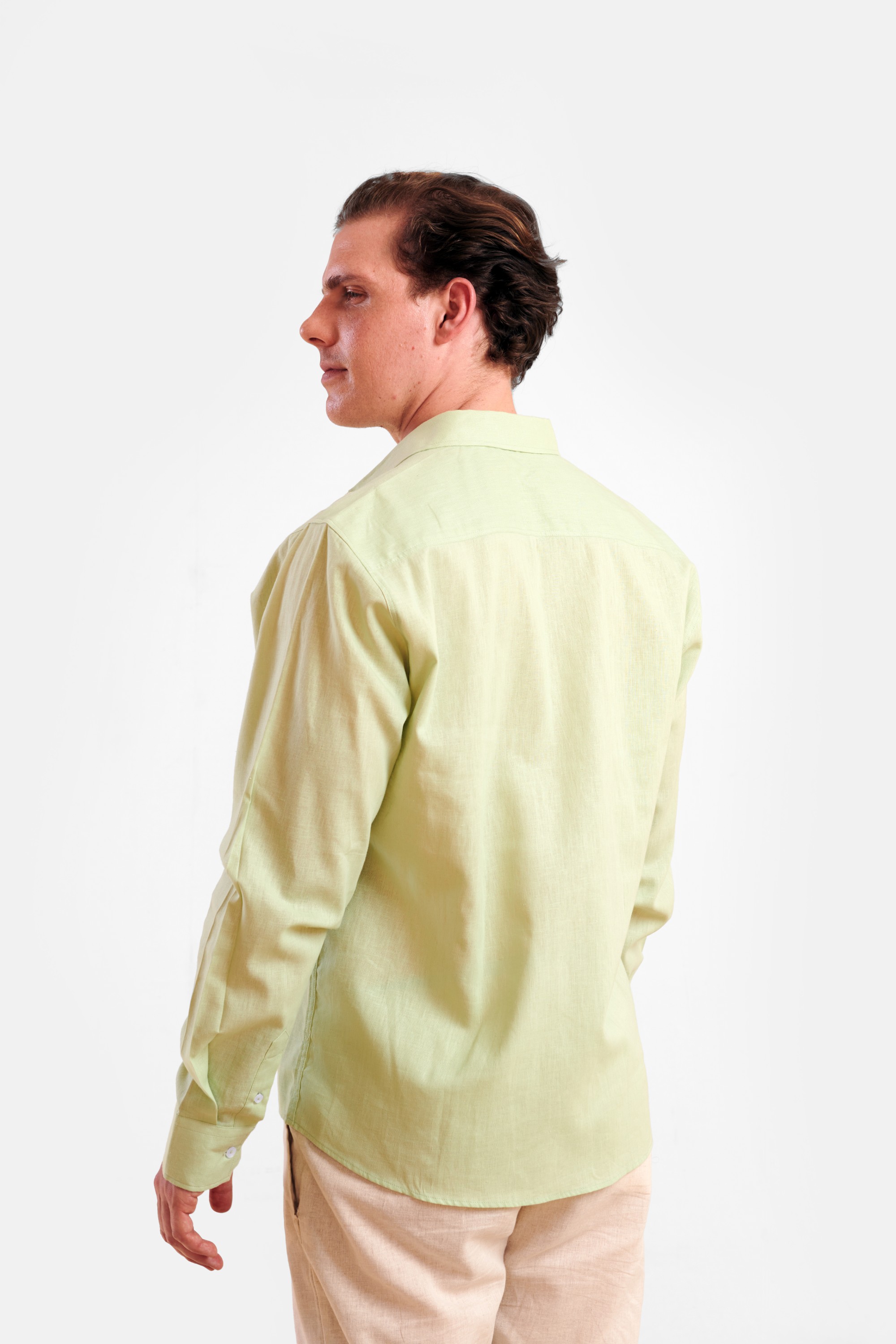 Mint Linen Shirt — 6