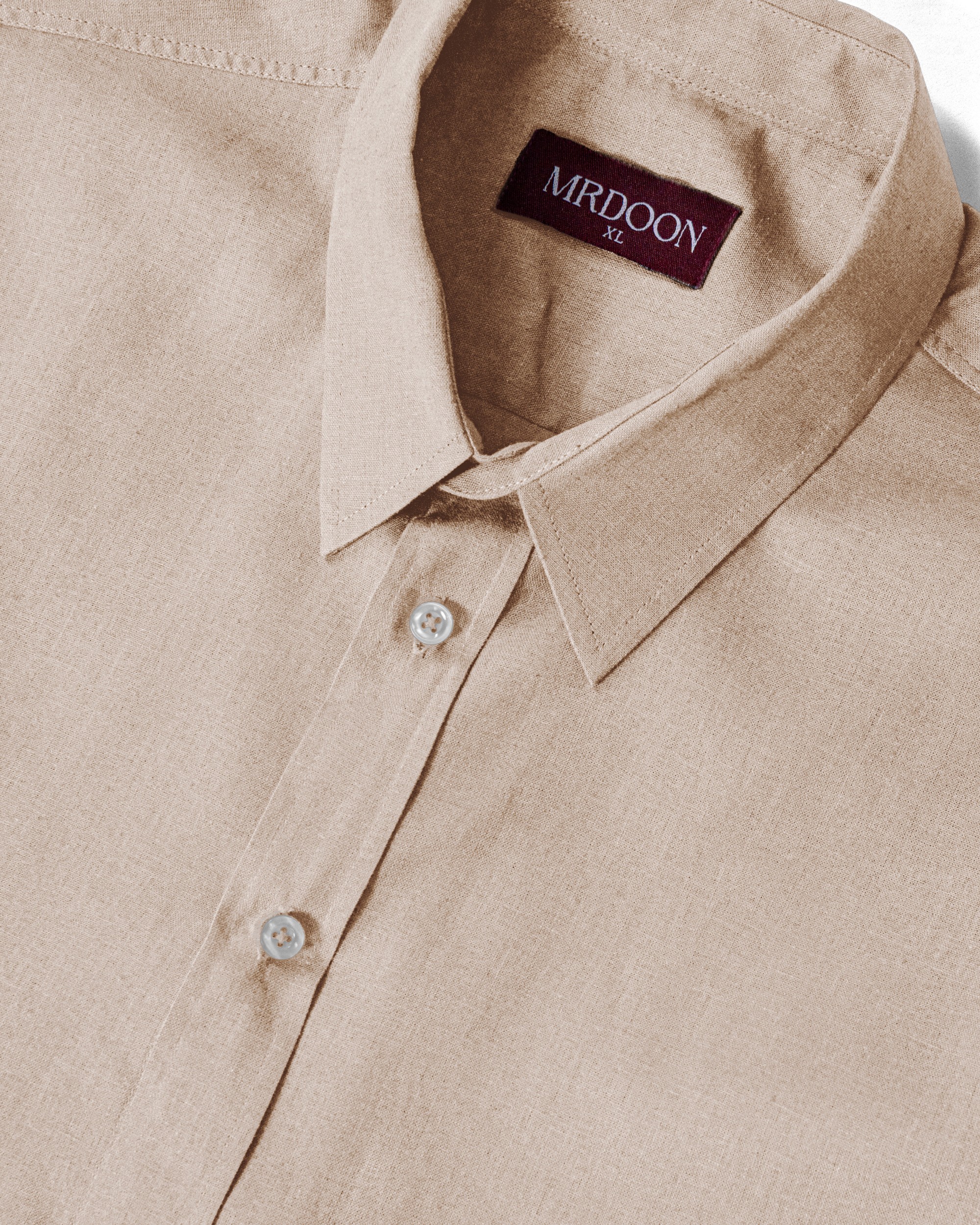 Beige Linen Shirt — 2