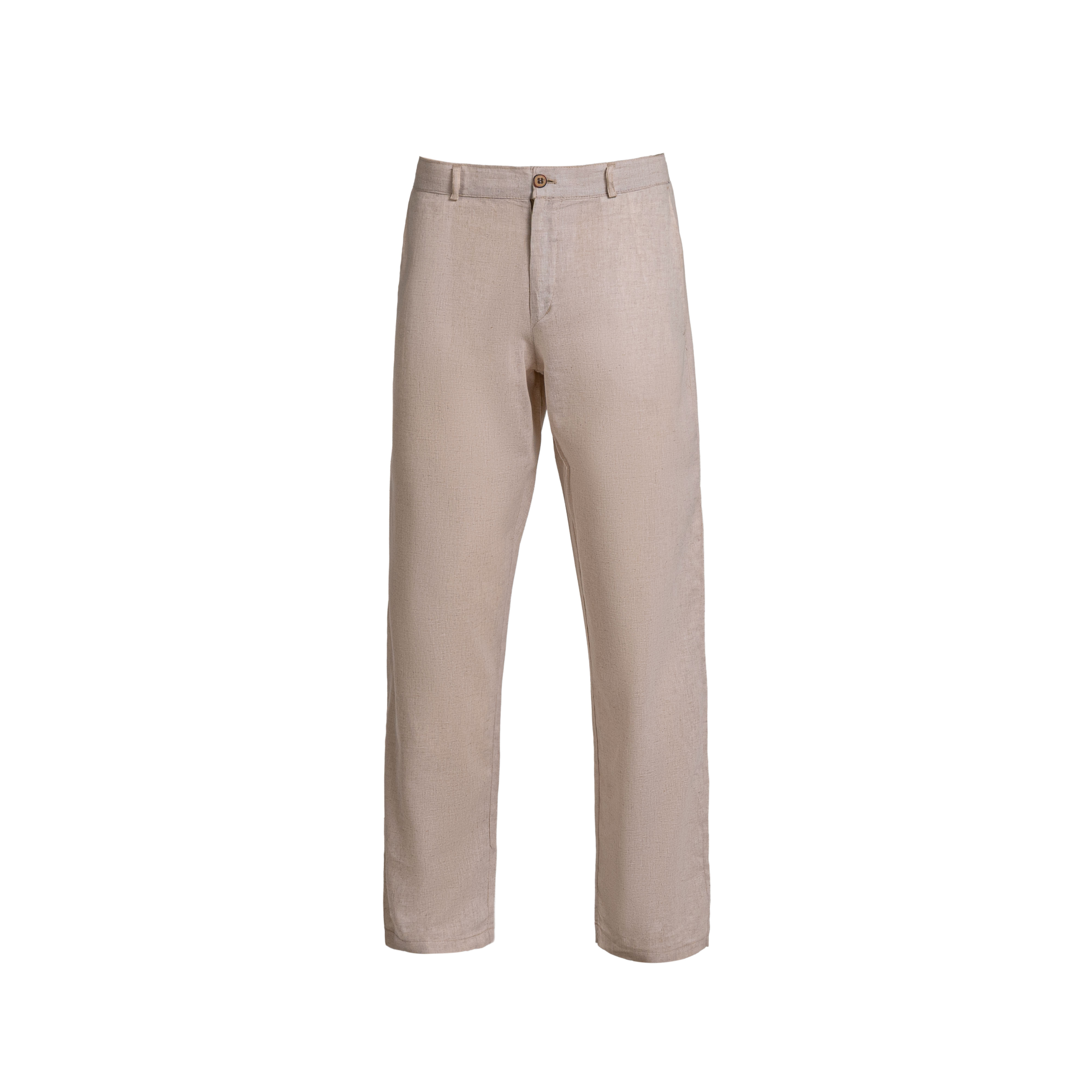 Beige Linen Pants — 1