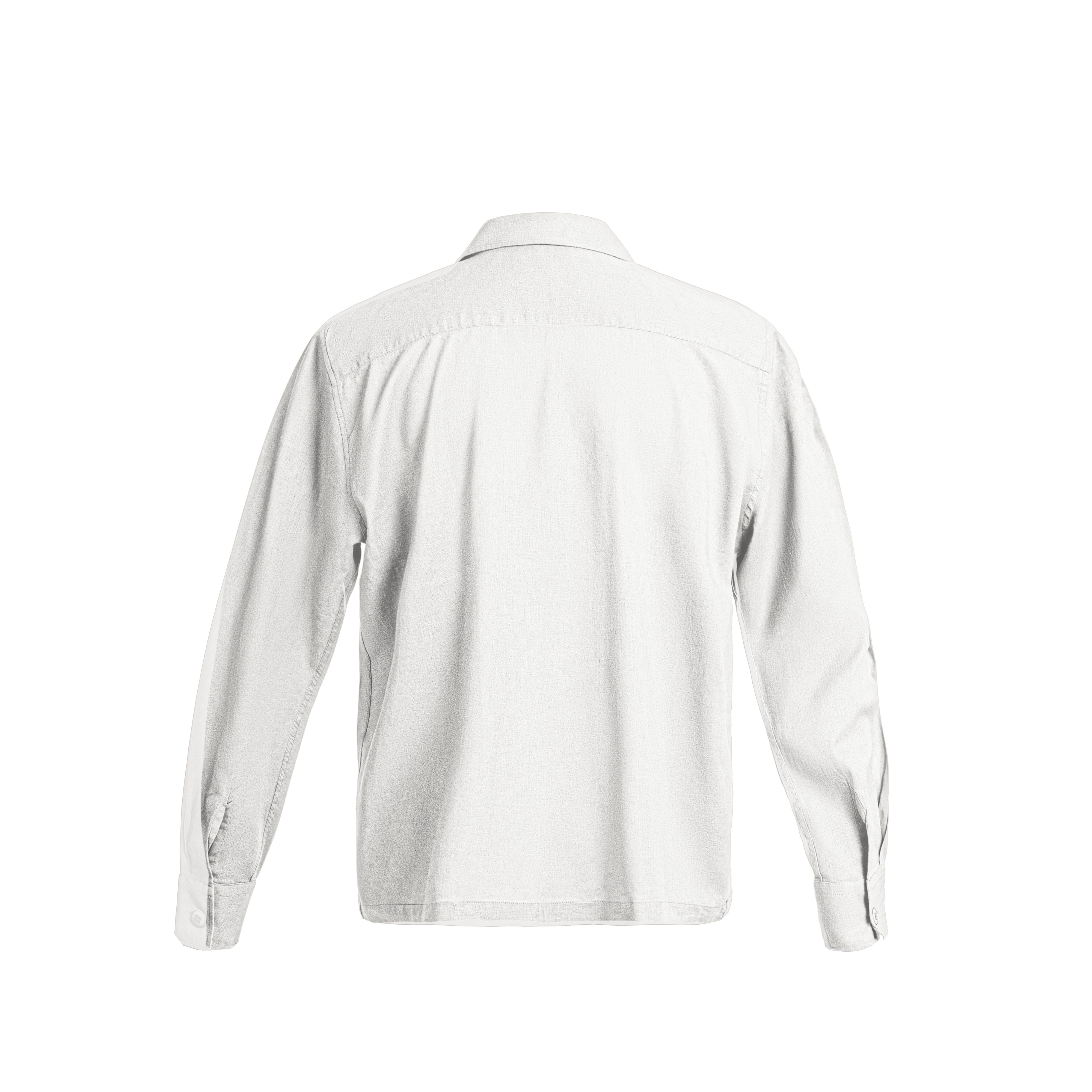 White Linen Overtshirt — 2
