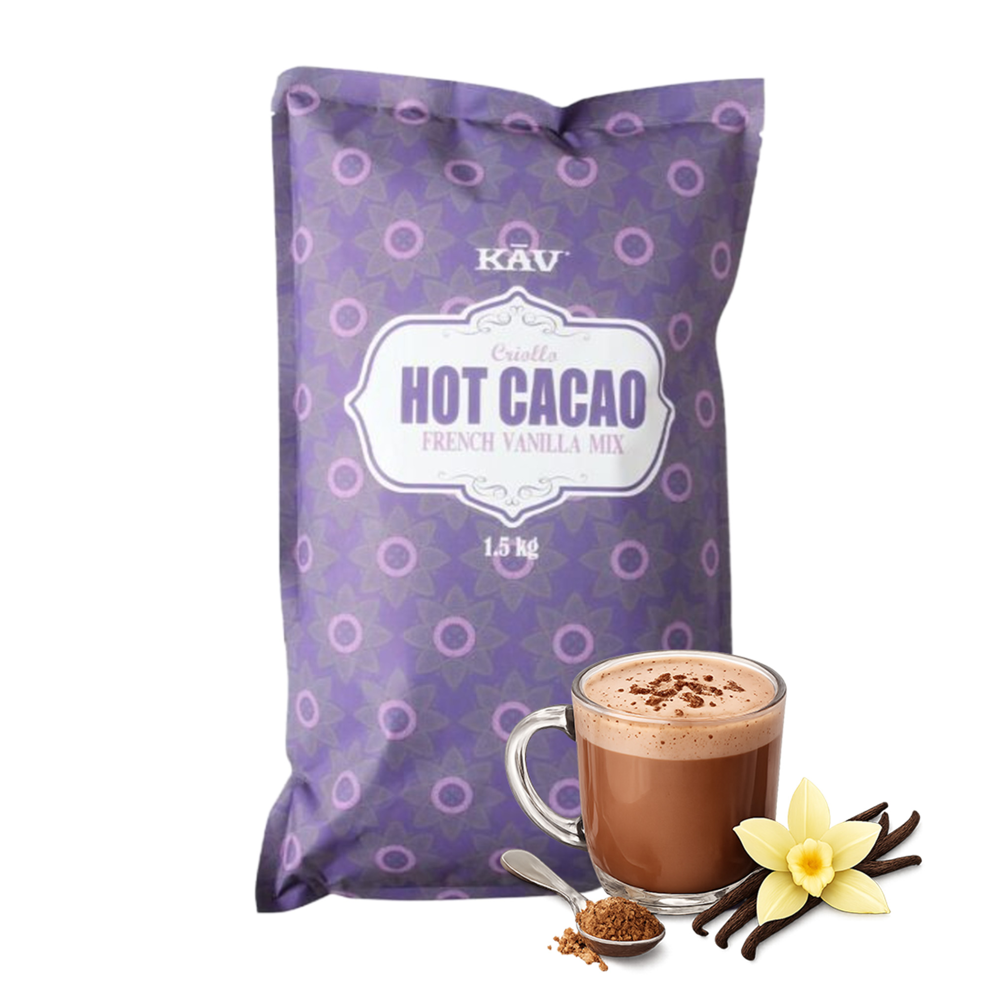 هوت شوكليت بنكهة فرنش فانيليا - 1.5gm  |  كاف