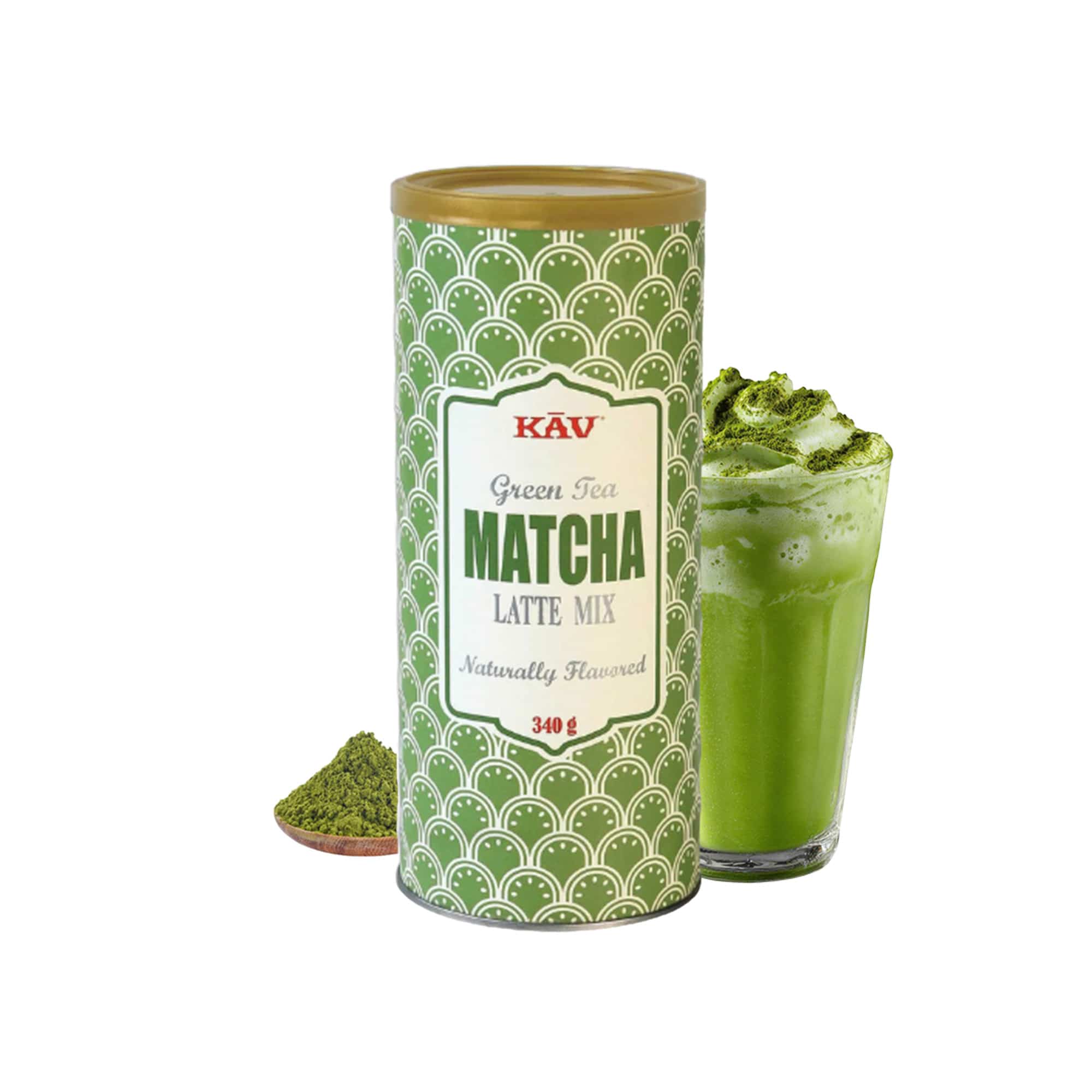 مسحوق شاي ماتشا لاتيه  340gm | كاف  