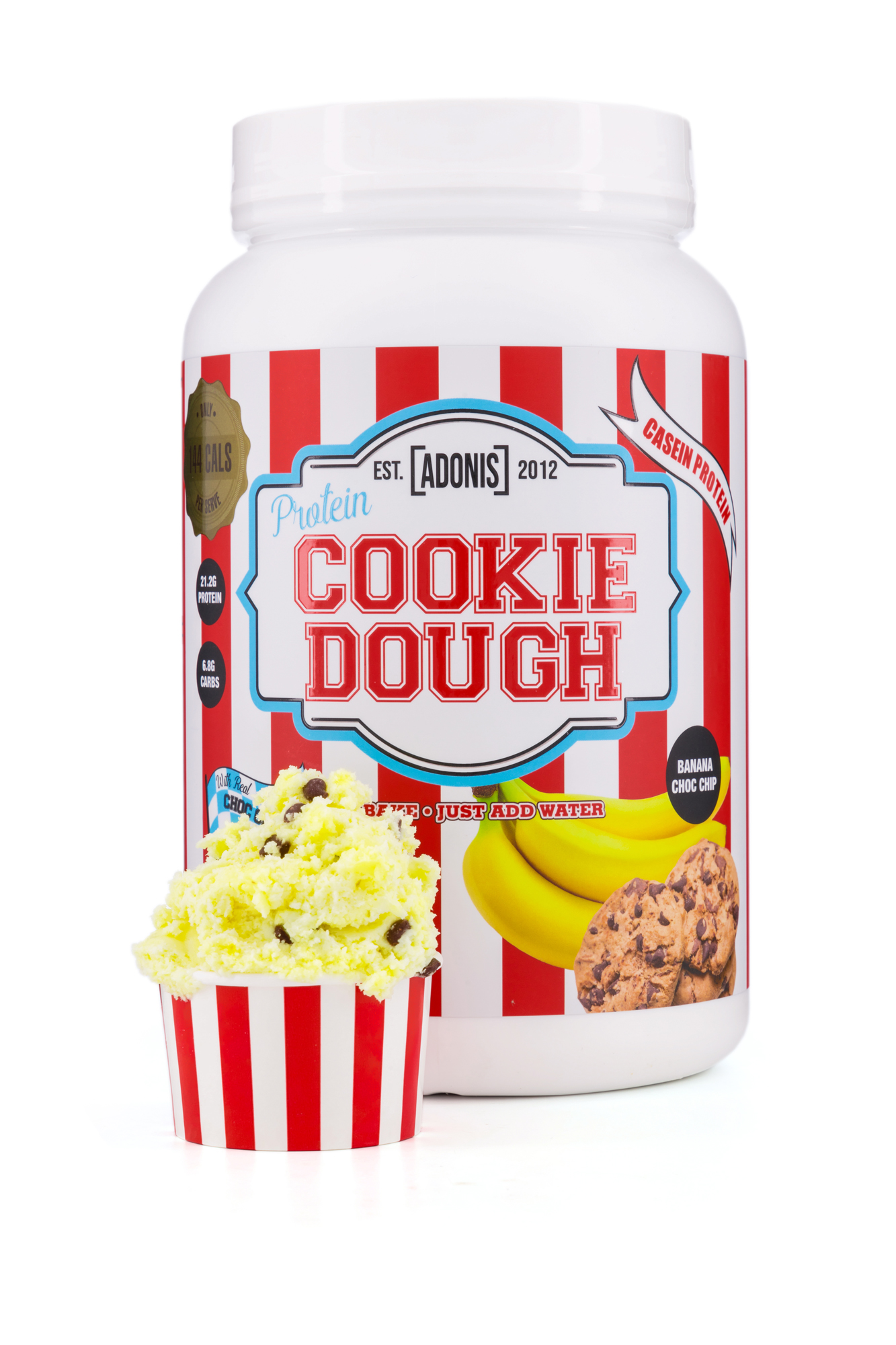بروتين كوكي دو - شوكلت شيب موز - Banana Choc Chip 1KG