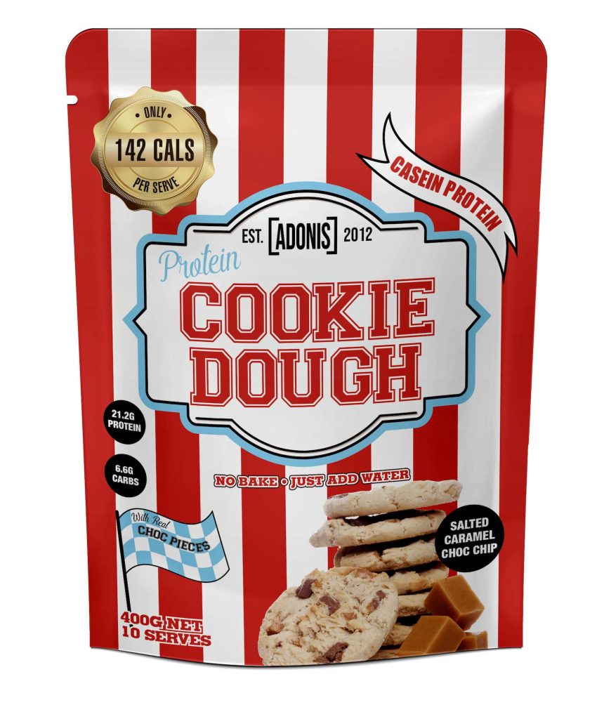 بروتين كوكيز كارميل مملح - Salted Caramel Choc Chip 400g