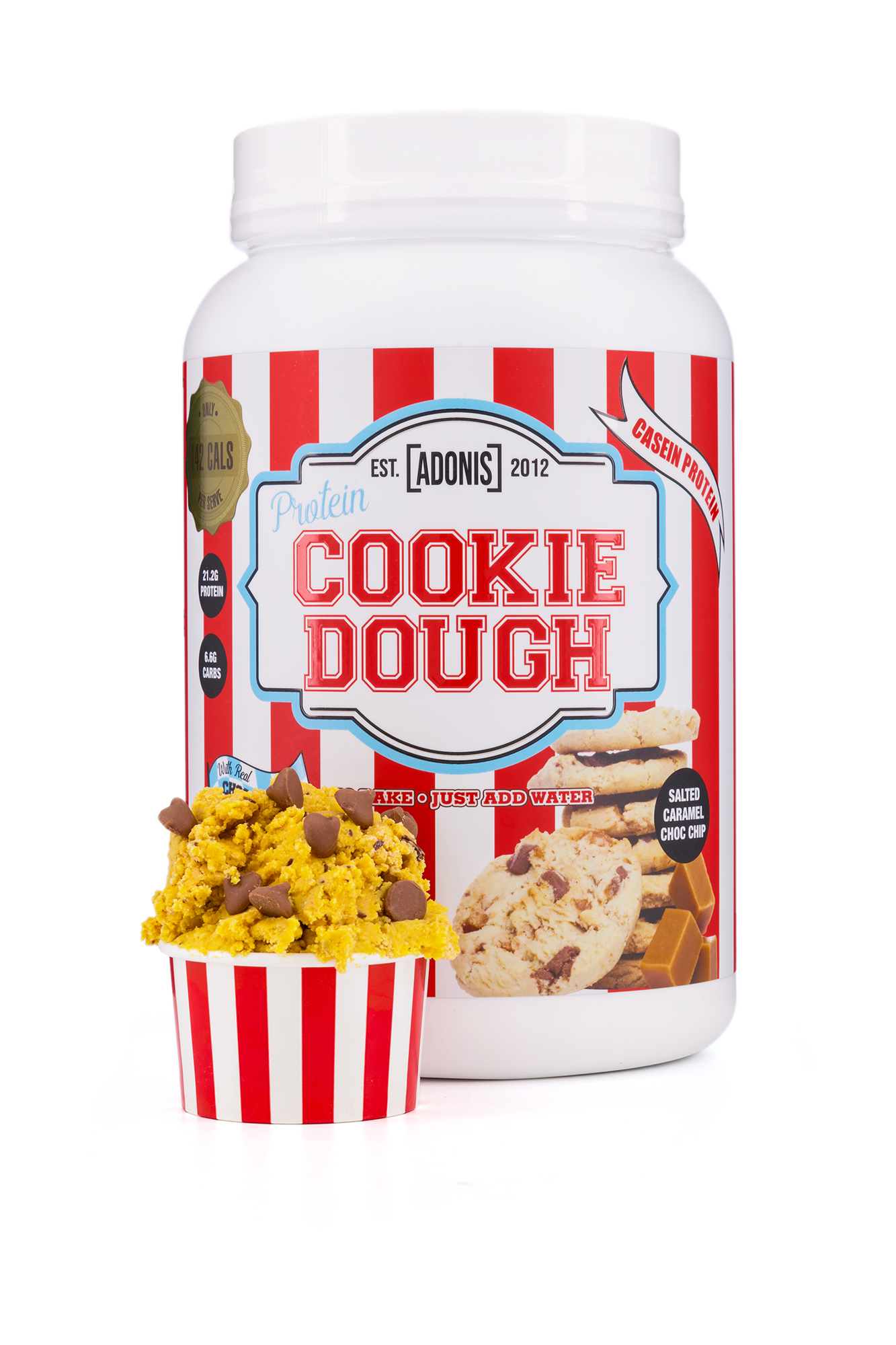 بروتين كوكي دو - كوكيز كارميل مملح - Salted Caramel Choc Chip 1KG