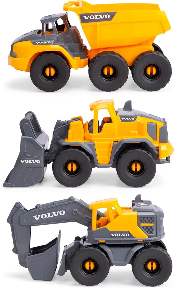 لودر صغير Volvo باللون الأصفر
