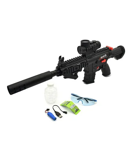 Small toy gun with accessories