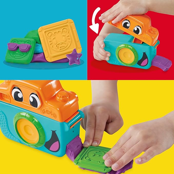 Image of various shapes and colors of play dough