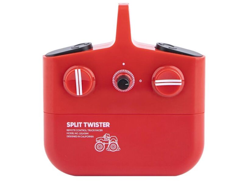 Red remote control for operating toy car