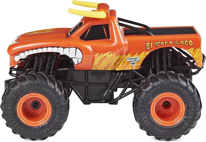 Awesome orange monster truck model