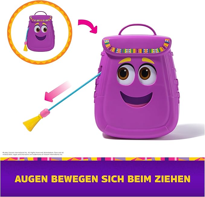 Backpack's eyes move and it opens