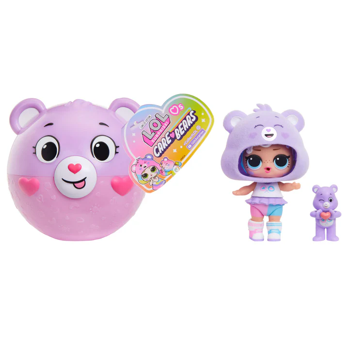 Doll, creatures, and colorful container toys