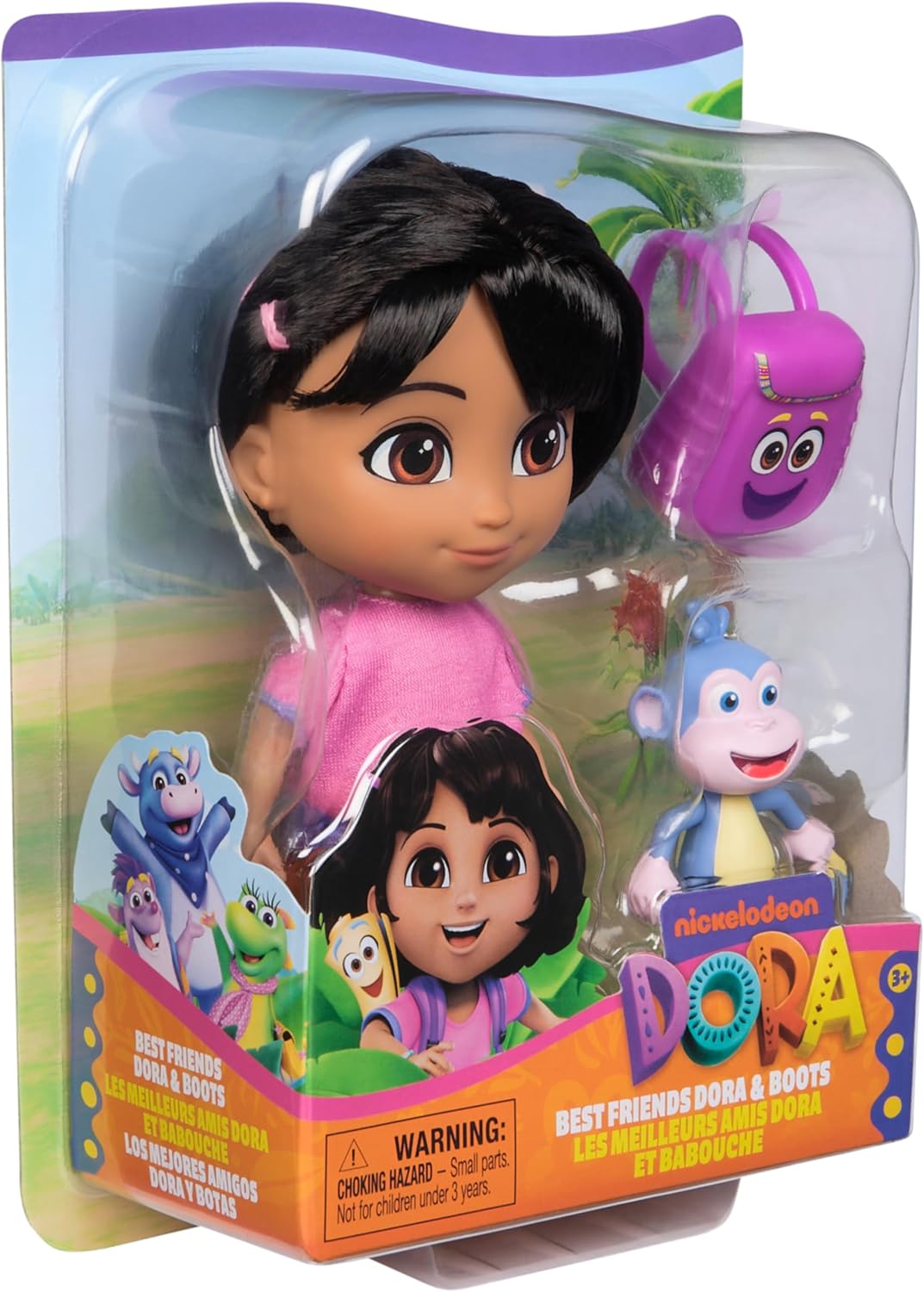 Dora doll with removable backpack toy
