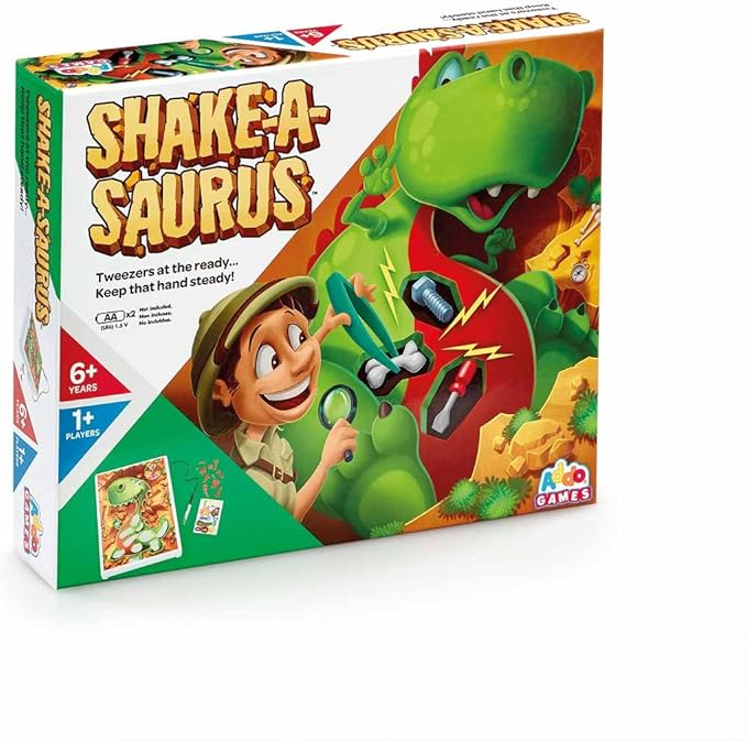 Shake-a-saurus, a popular dinosaur game