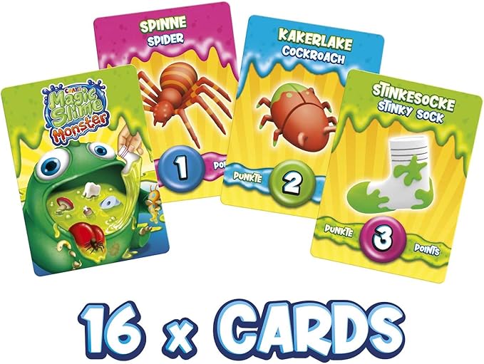Cards depicting strange creatures