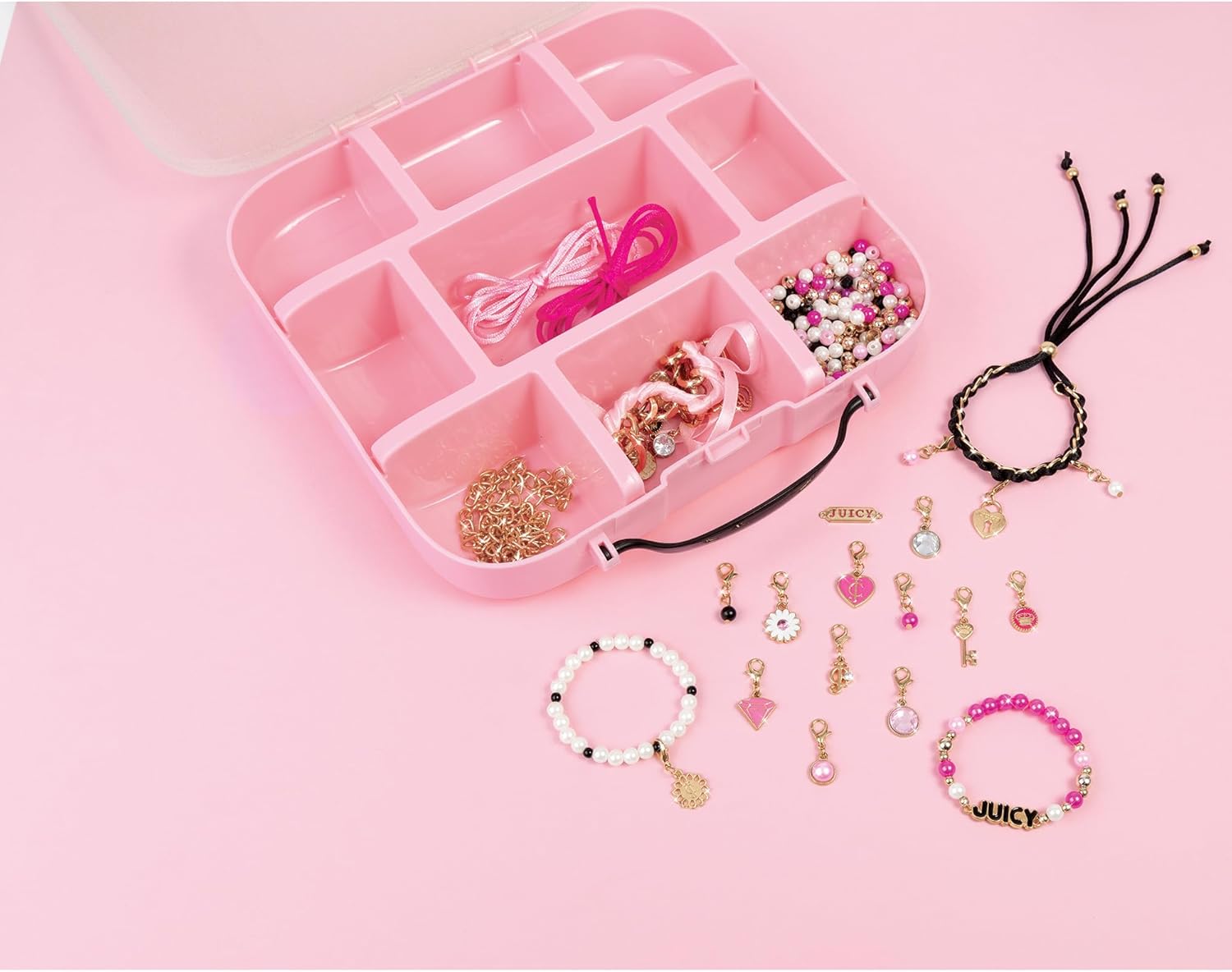 Decorated bracelets, necklaces, and pendants
