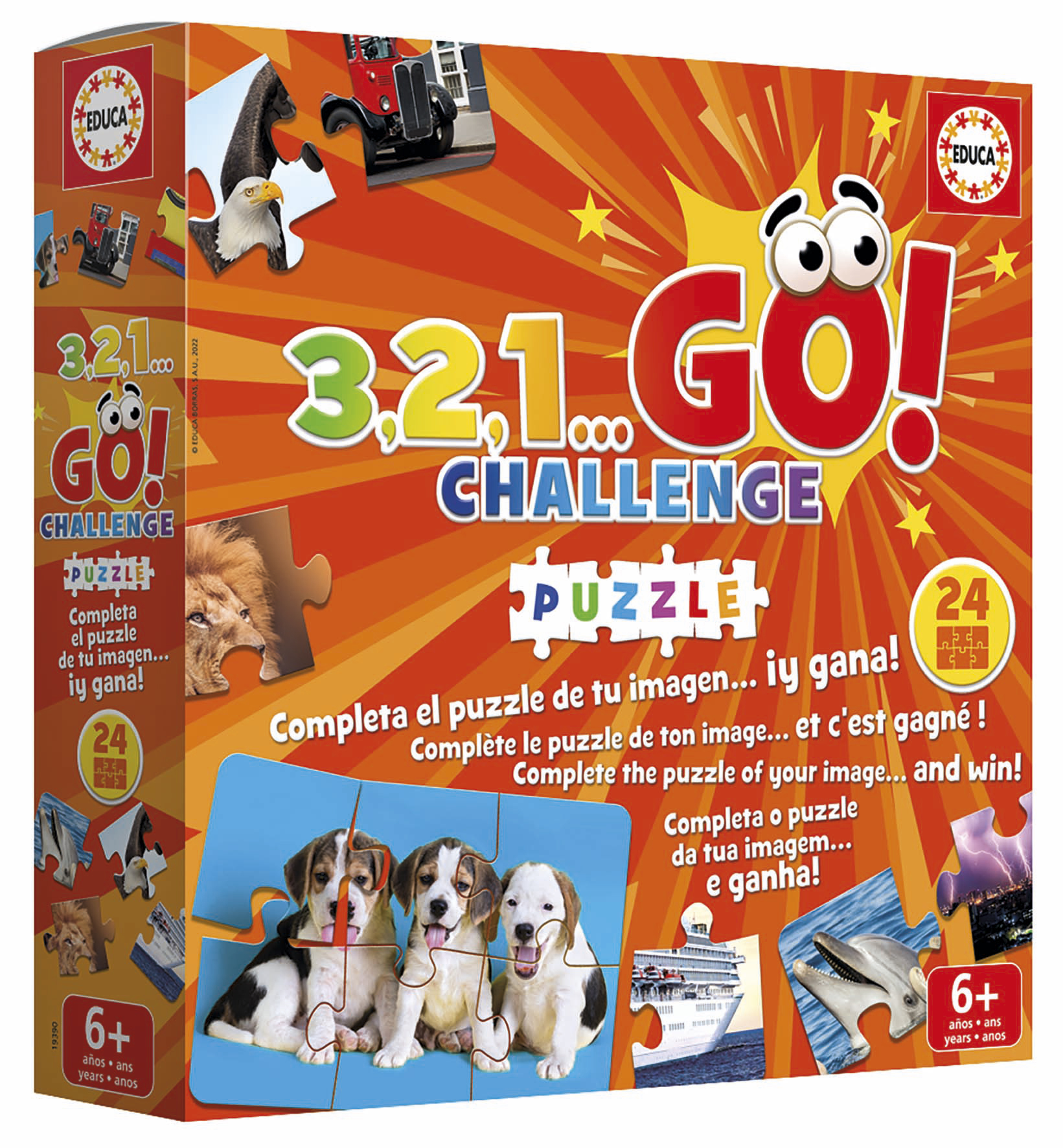 تحدي 321 GO! لغز مع صور مرحة ومسلية